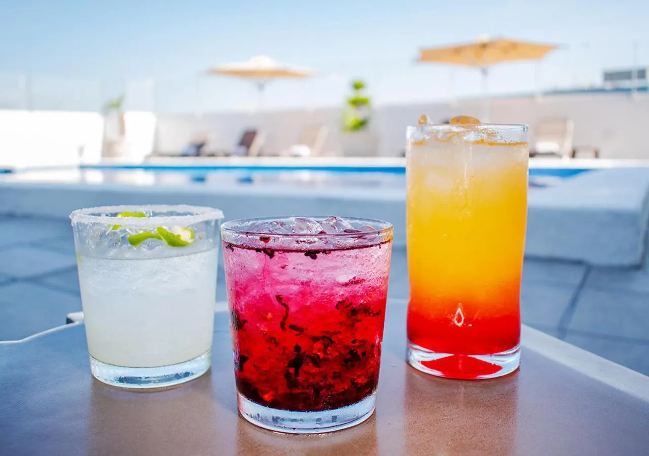 Swimming pool in Hotel Stadium Leon