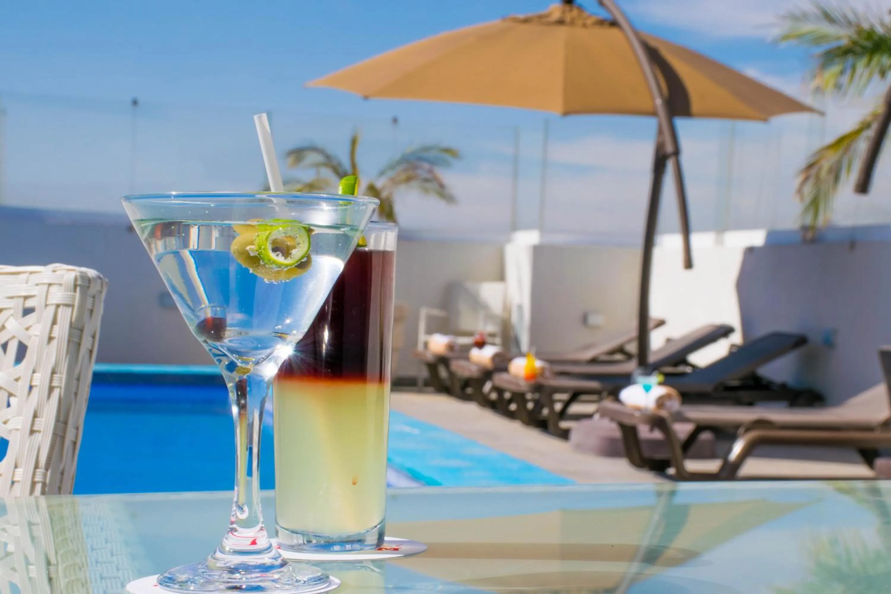 Swimming pool in Hotel Stadium Leon