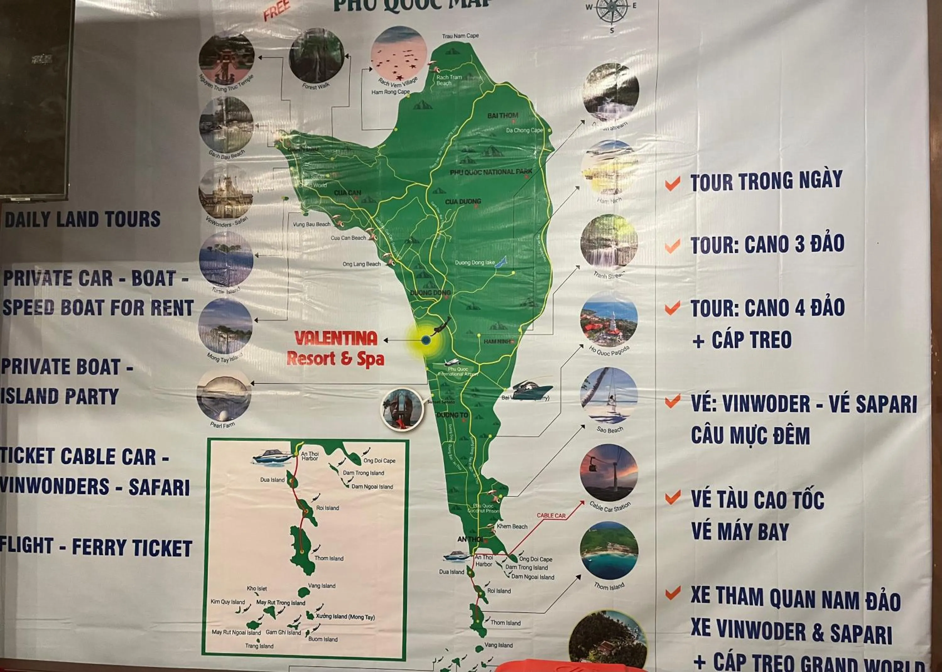 Text overlay in Valentina Resort & Spa Phu Quoc