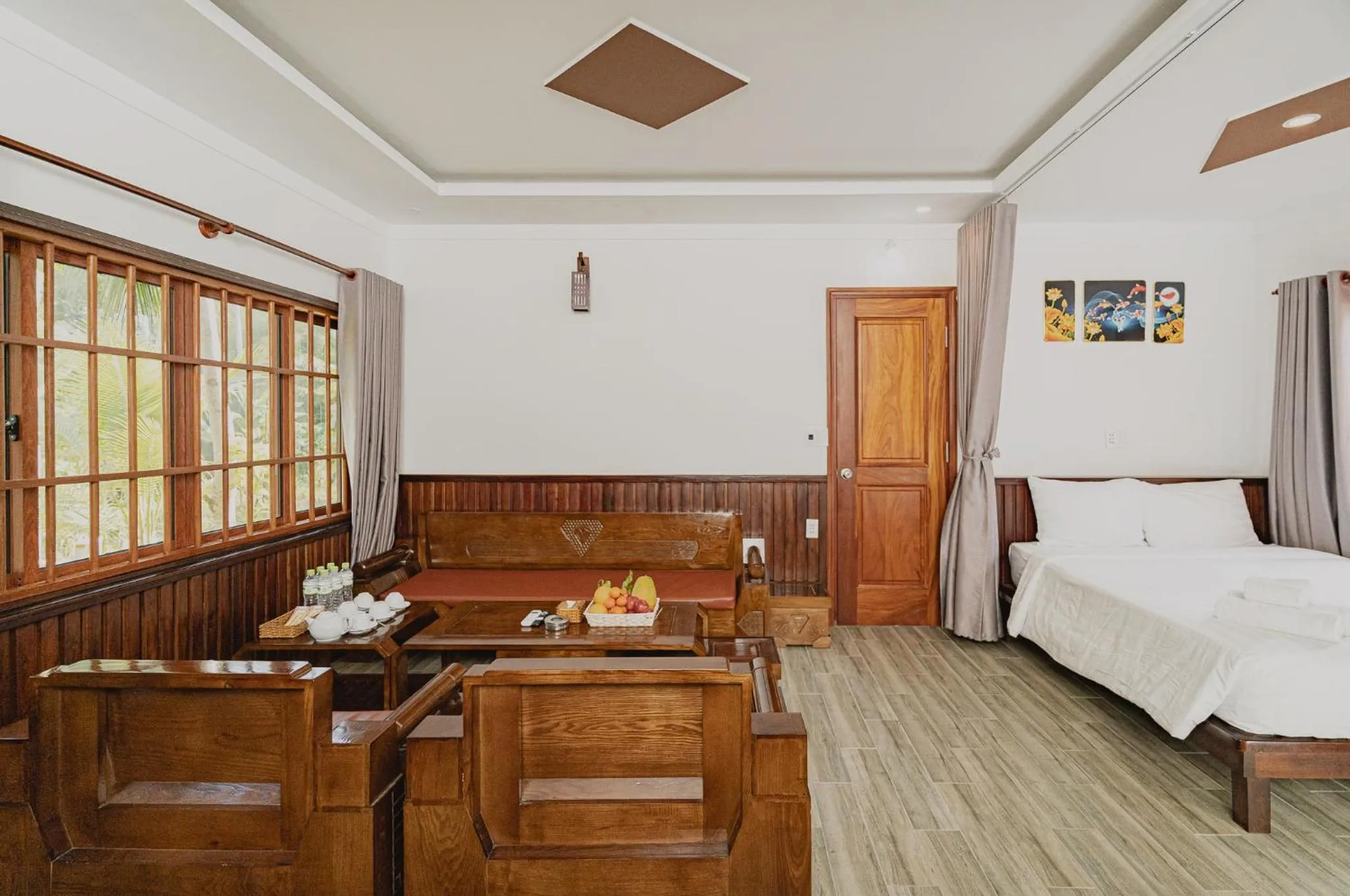 Living room, Bed in Valentina Resort & Spa Phu Quoc