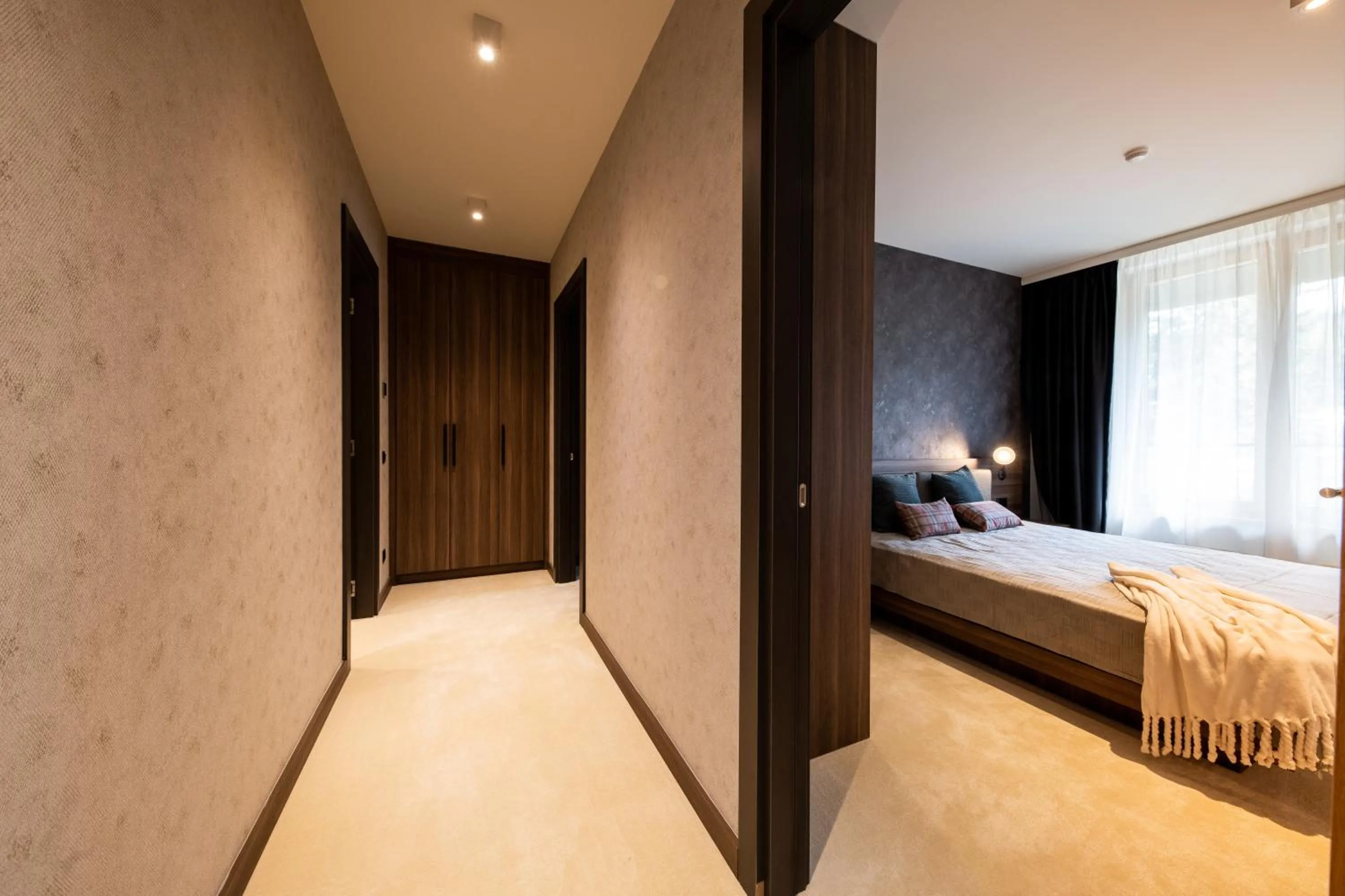 Bedroom, Bed in Aparthotel Woodside by Anaya