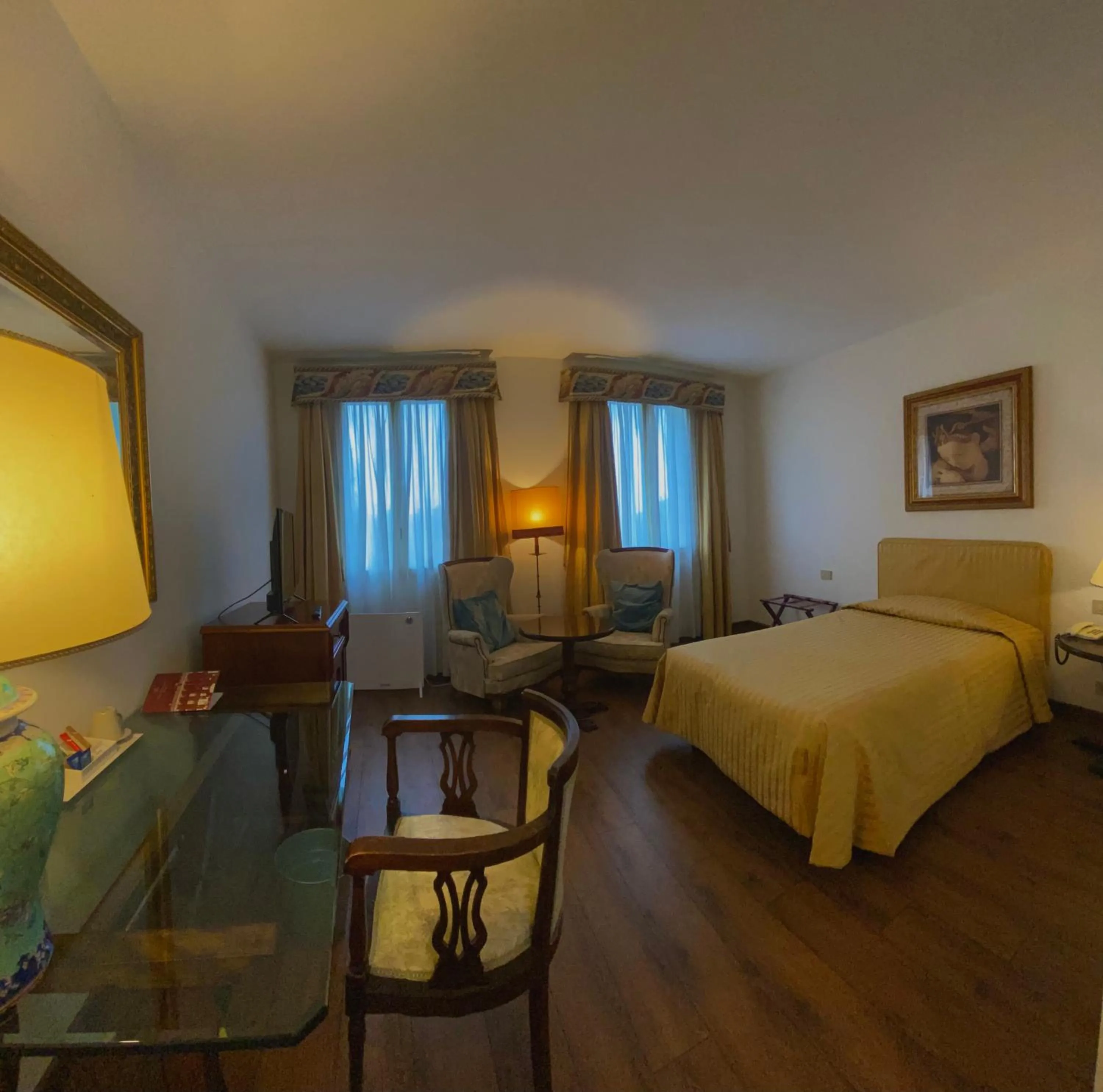 Bed in Hotel Villa Montanarini