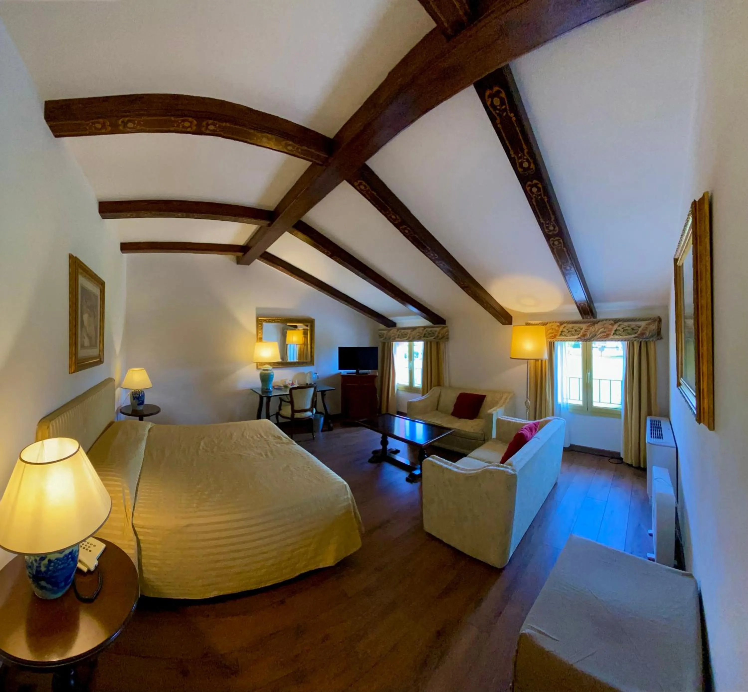 Bed in Hotel Villa Montanarini