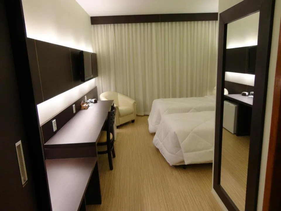 Photo of the whole room, Bed in Hotel Mirante São Brás