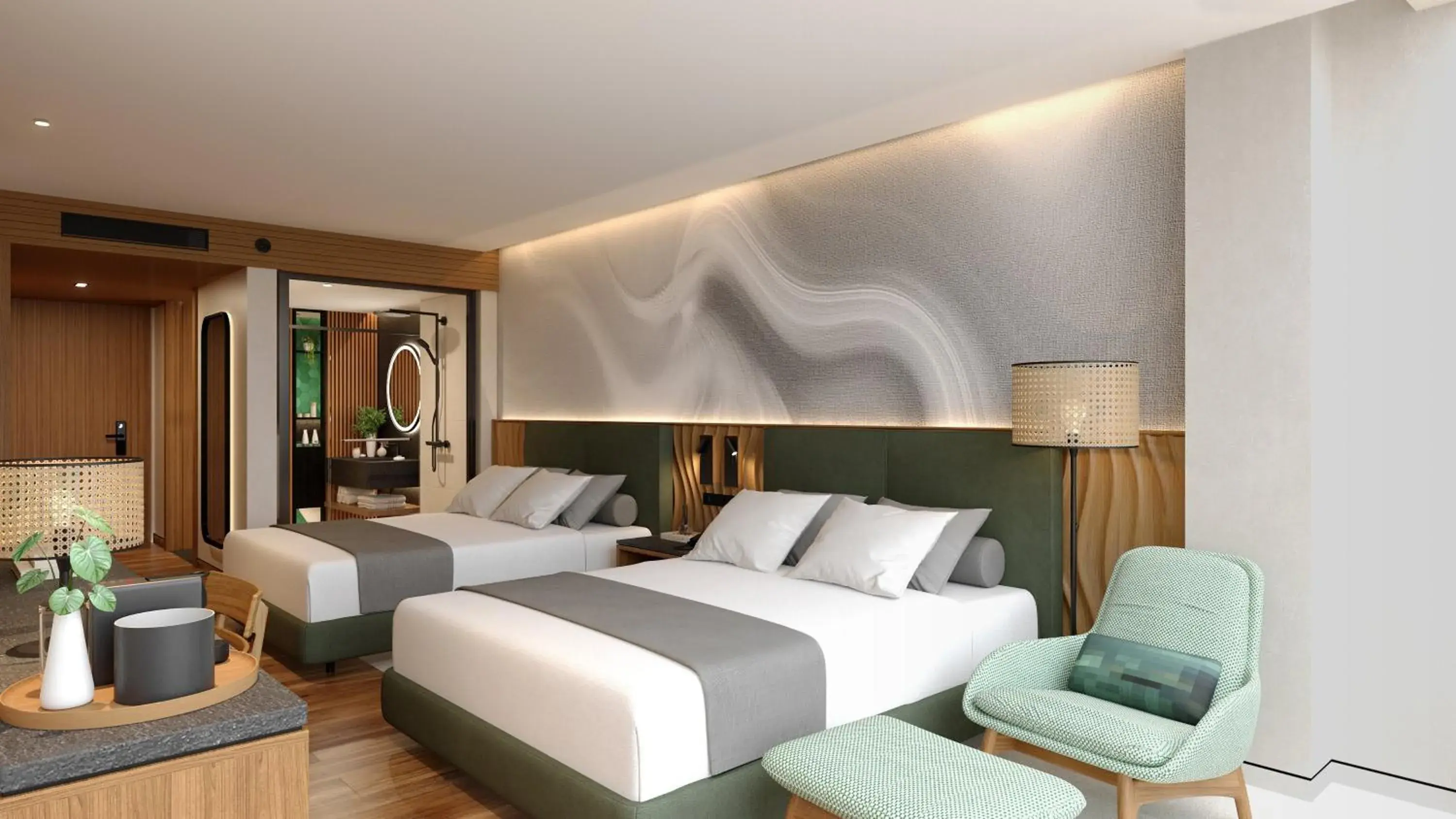 Standard Queen Room with Two Queen Beds - Oceanfront in Hotel Indigo - Galapagos by IHG Standard Queen Room with Two Queen Beds - Oceanfront in Hotel Indigo - Galapagos by IHG