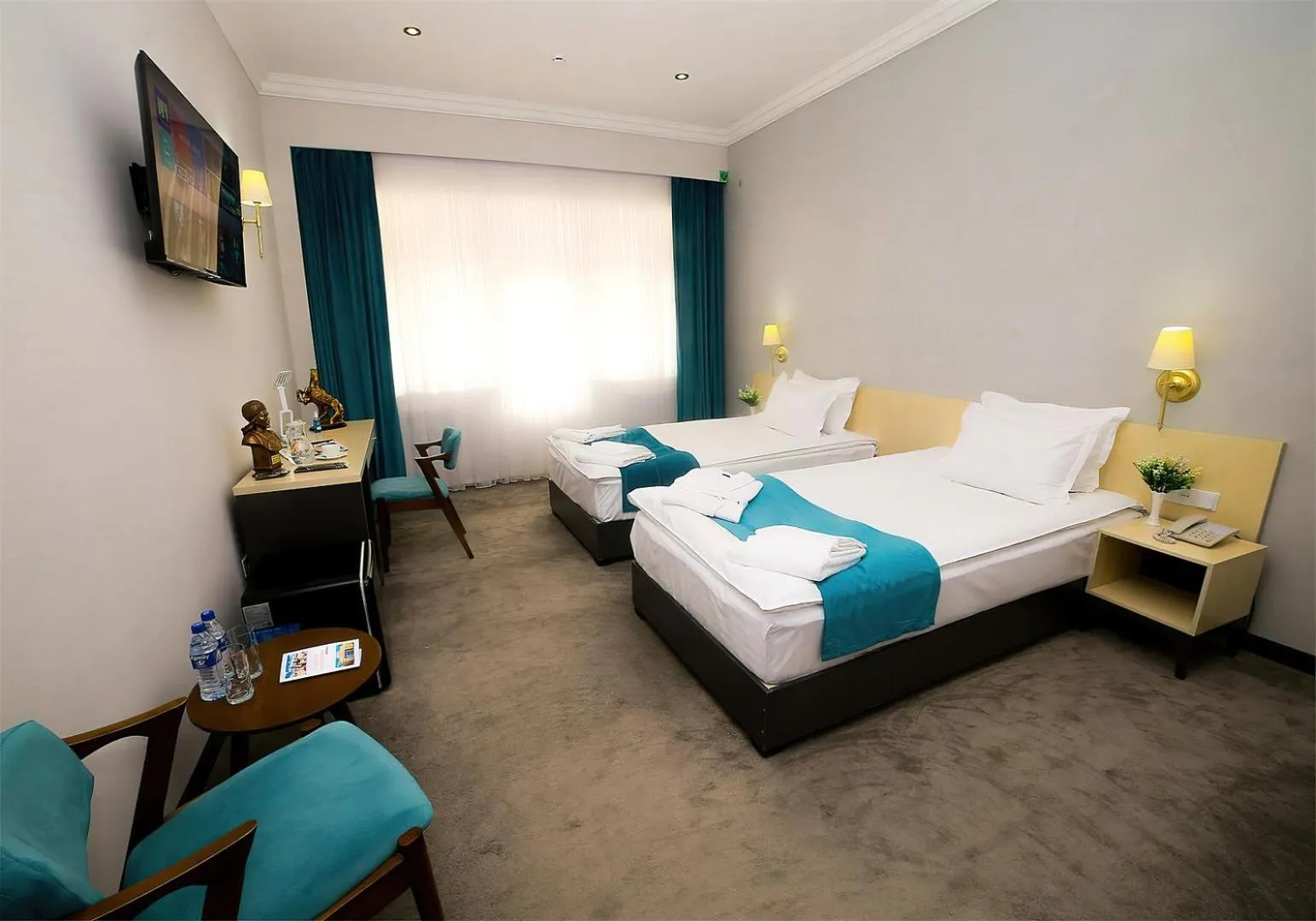 Bed in Khiva Residence Hotel