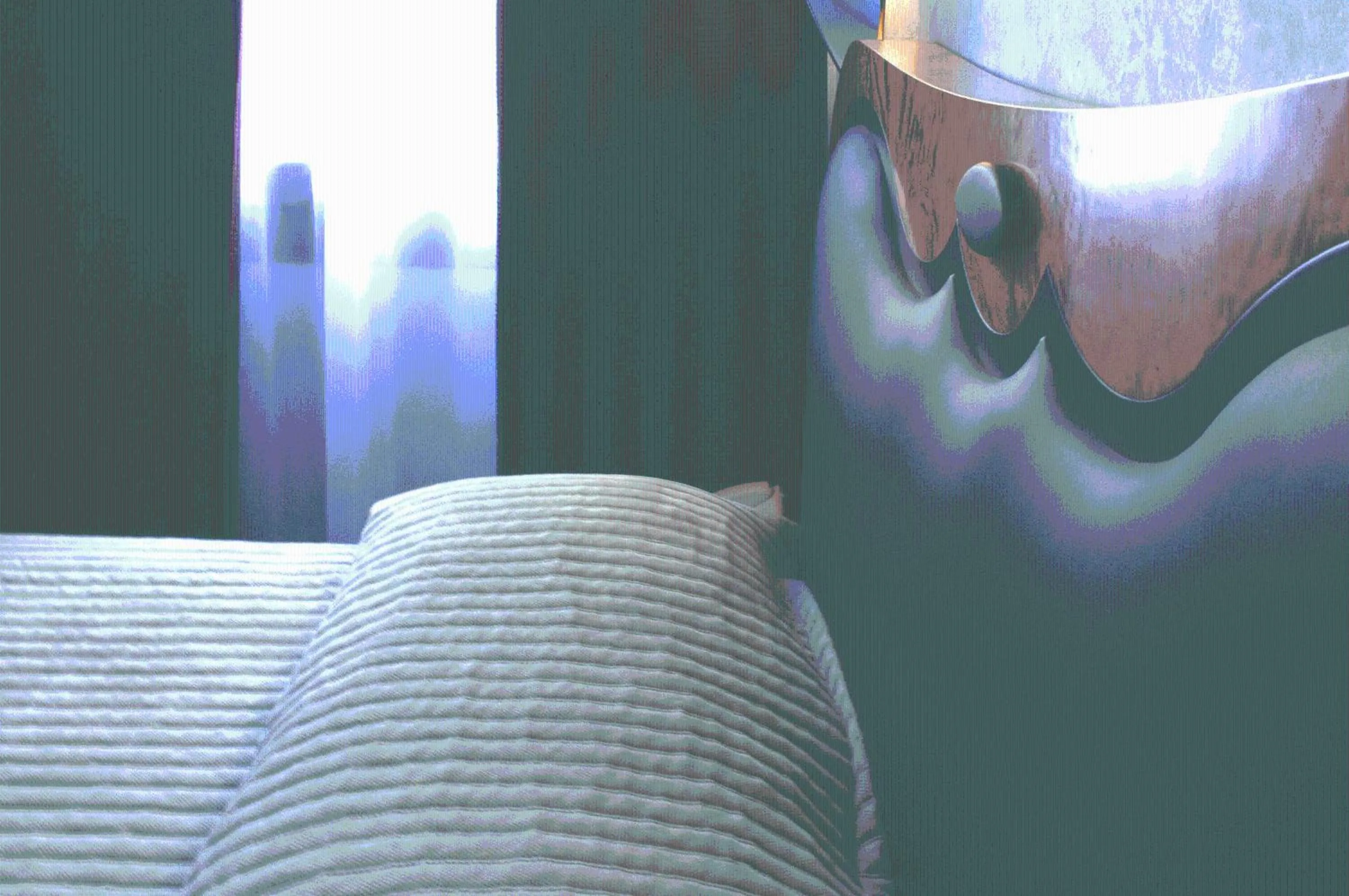 Bed in Hotel Paganelli