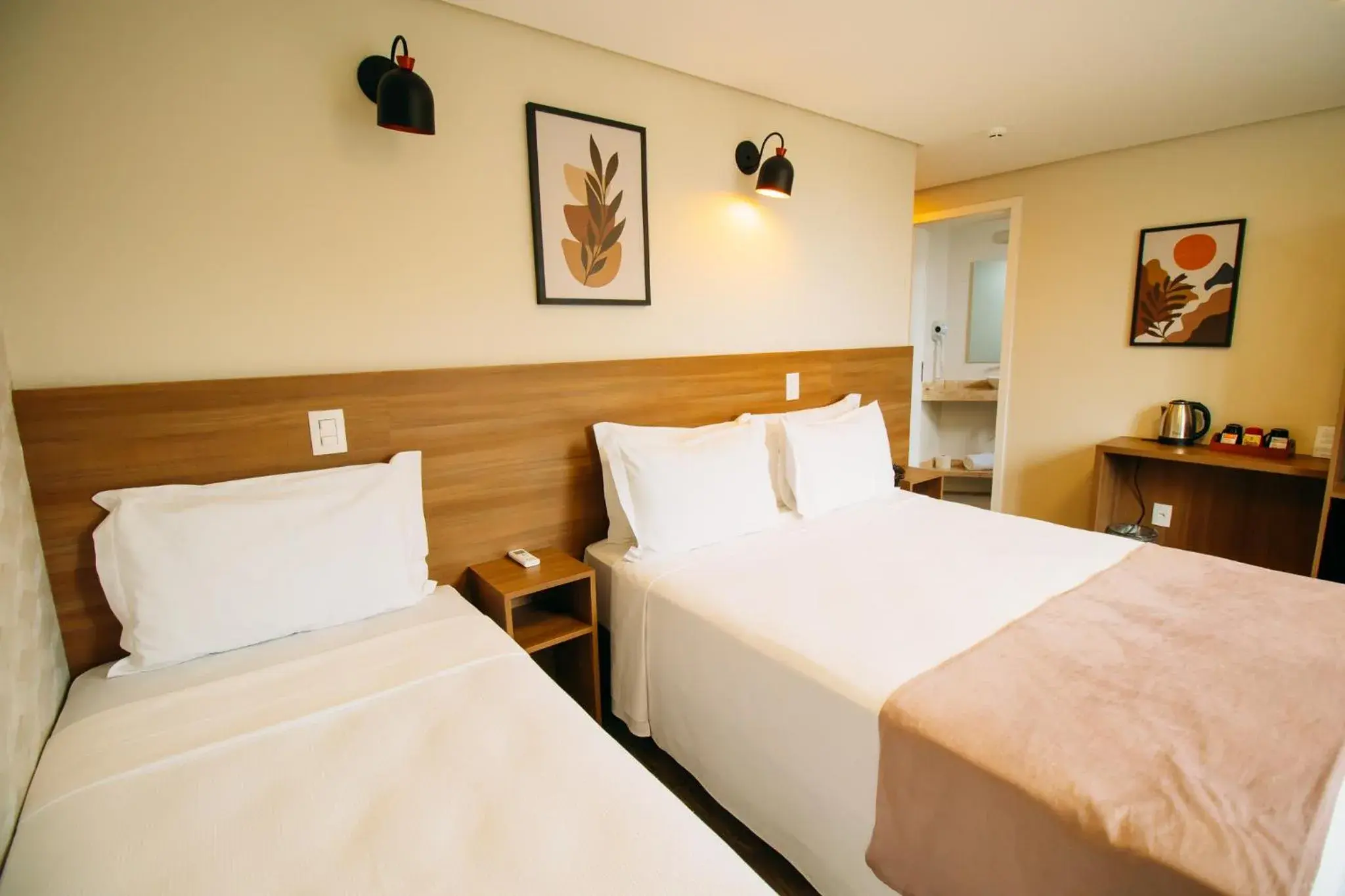 Triple Room with City View in Augusta Centro Hotel Triple Room with City View in Augusta Centro Hotel