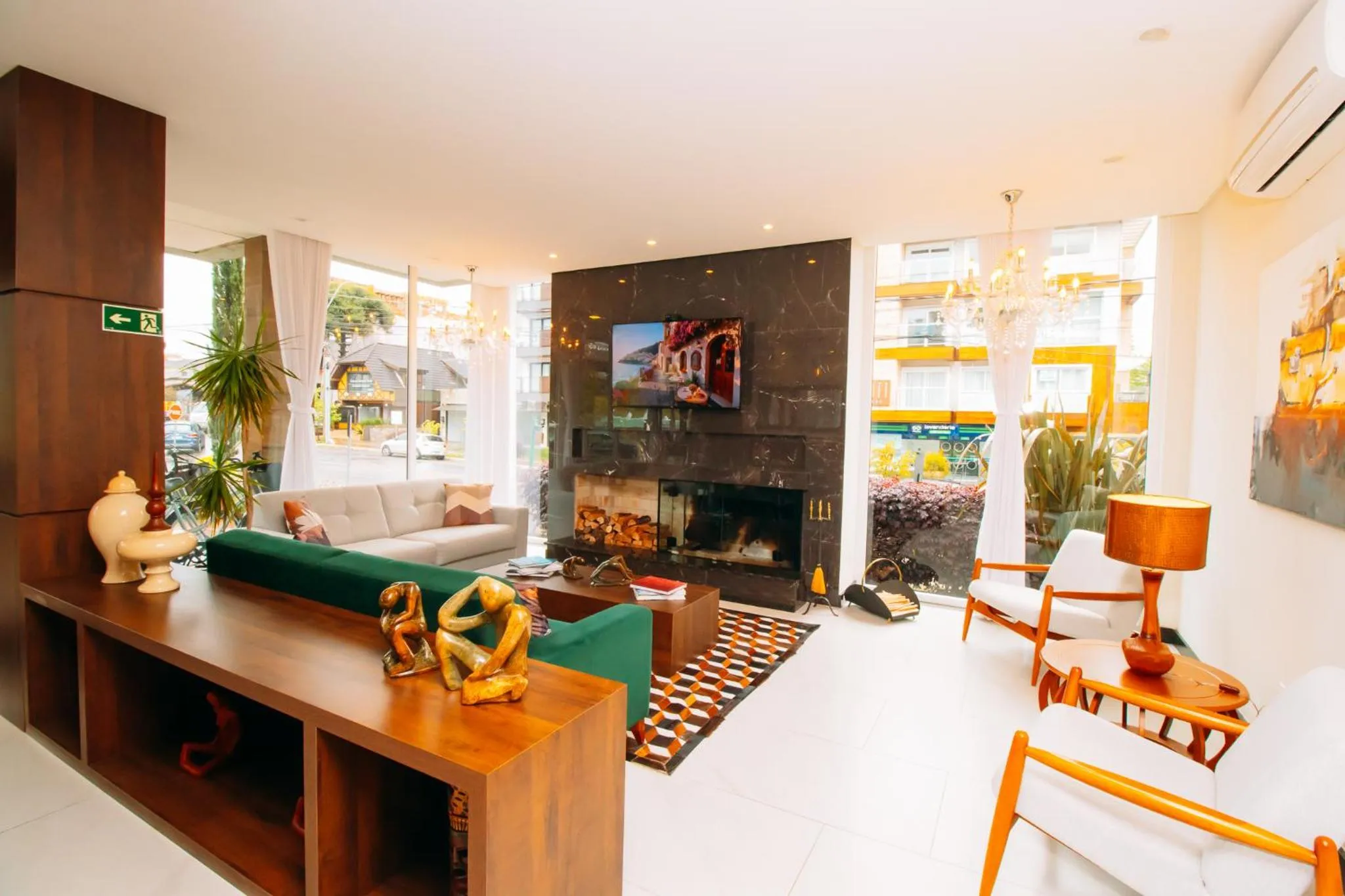 Lobby or reception in Augusta Centro Hotel