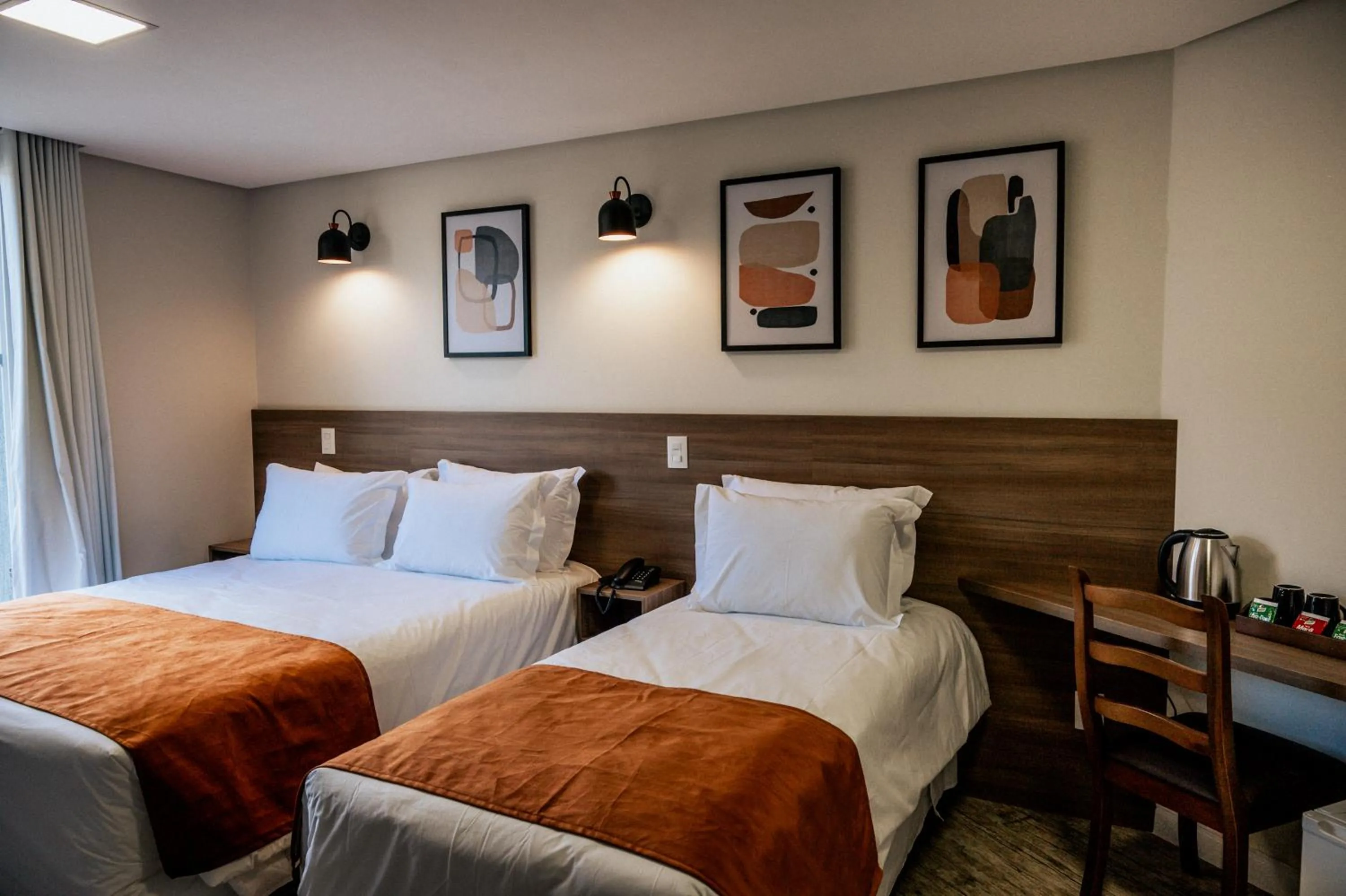 Bed in Pousada Augusta Canela