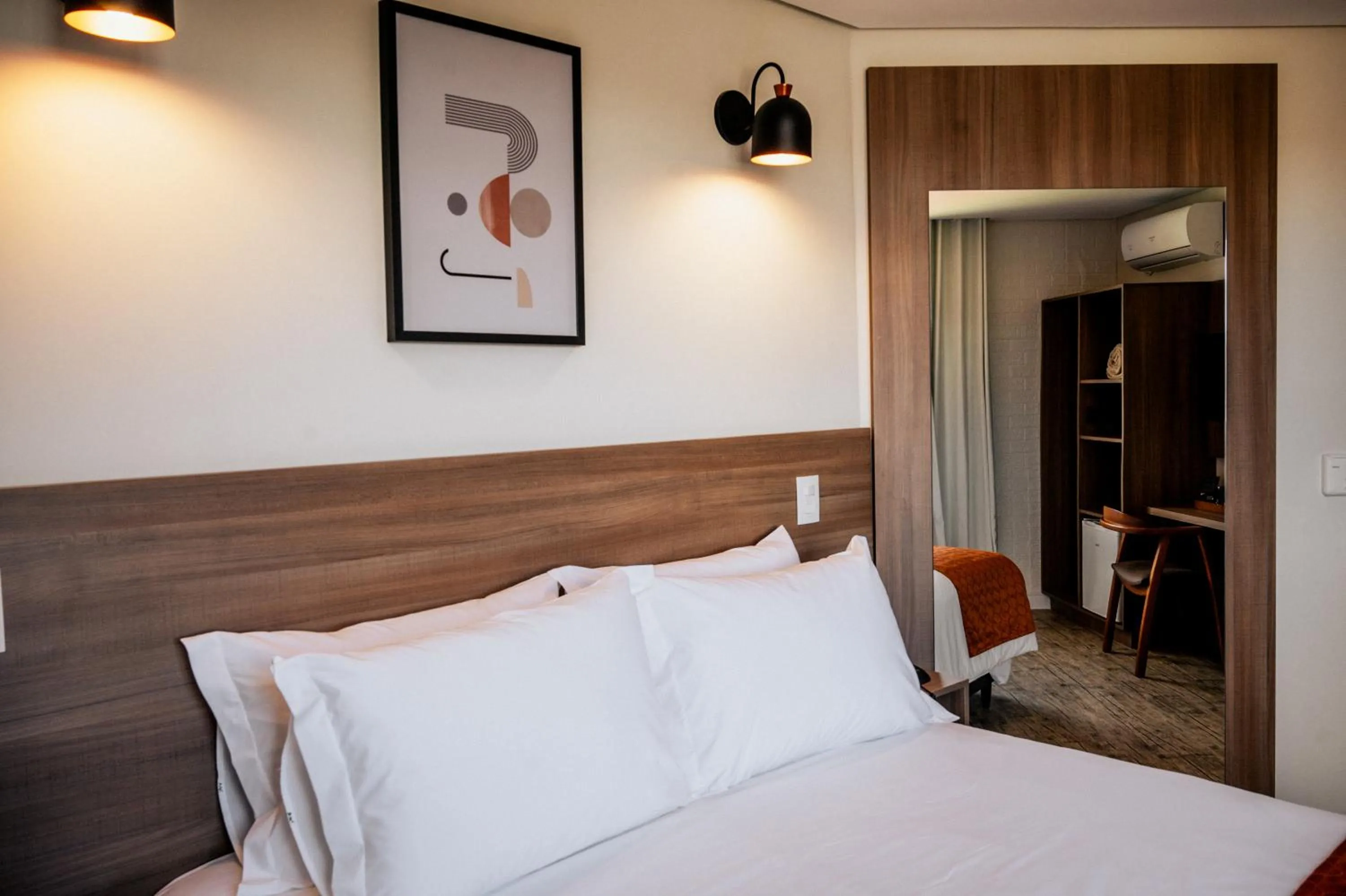 Bed in Pousada Augusta Canela