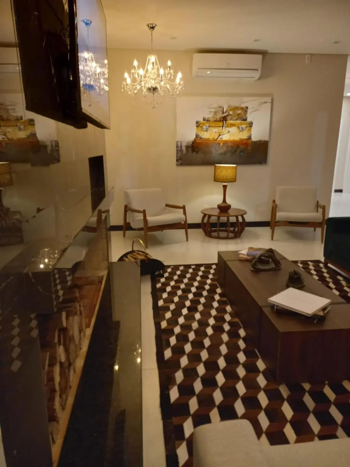 Lobby or reception, Bed in Pousada Augusta Canela