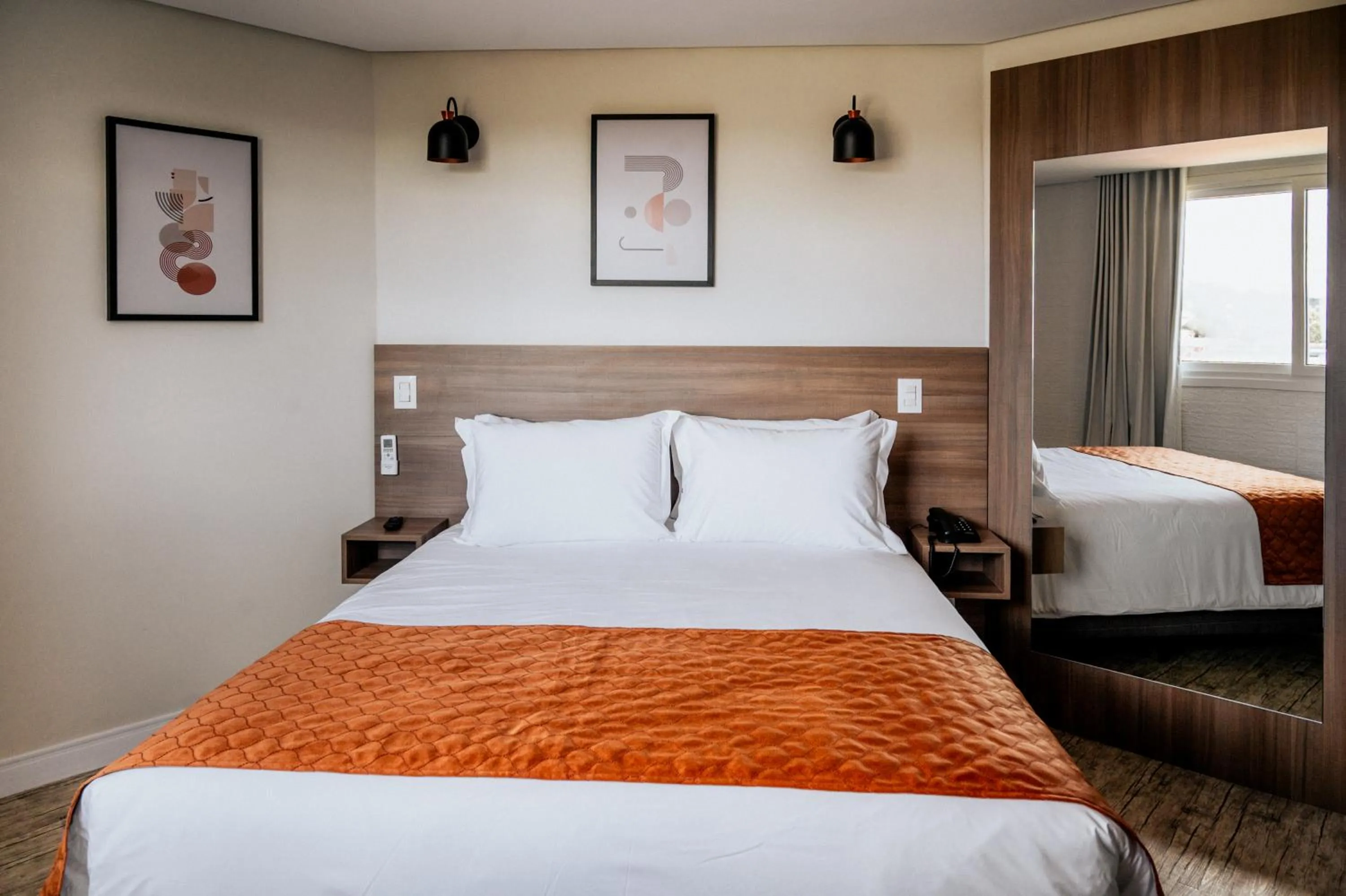 Bed in Pousada Augusta Canela