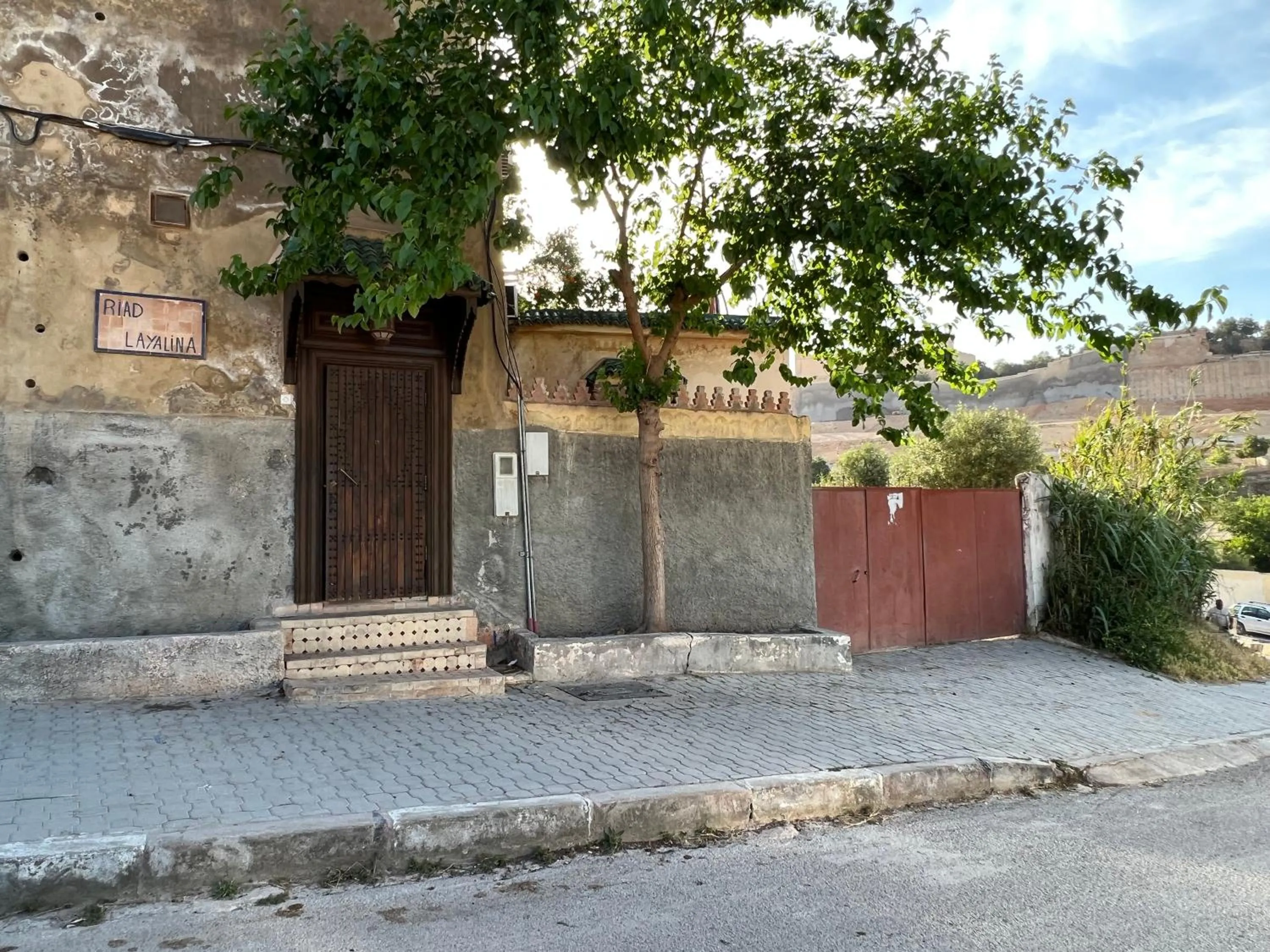 Parking in Riad Layalina Fes