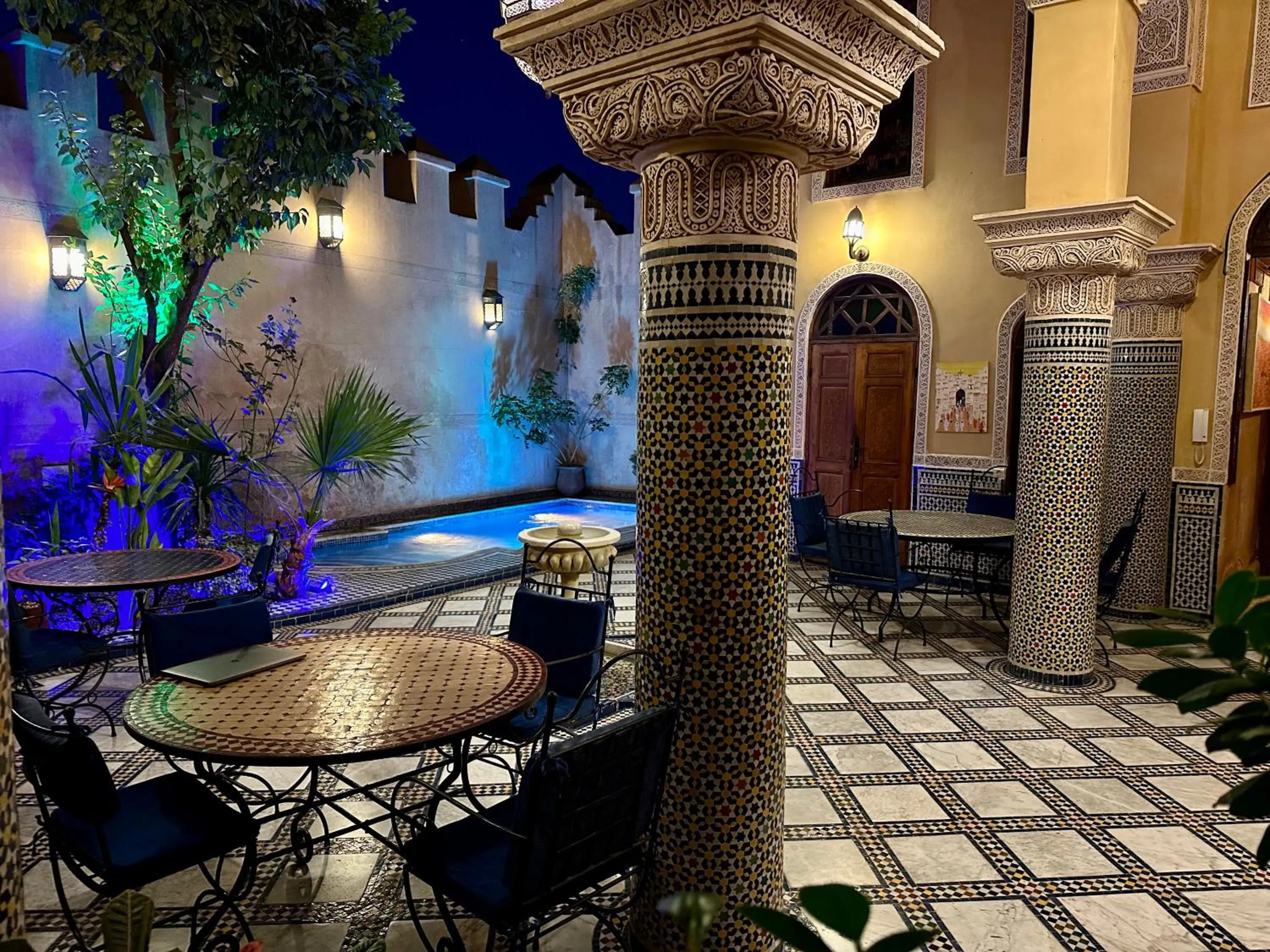 Swimming pool in Riad Layalina Fes