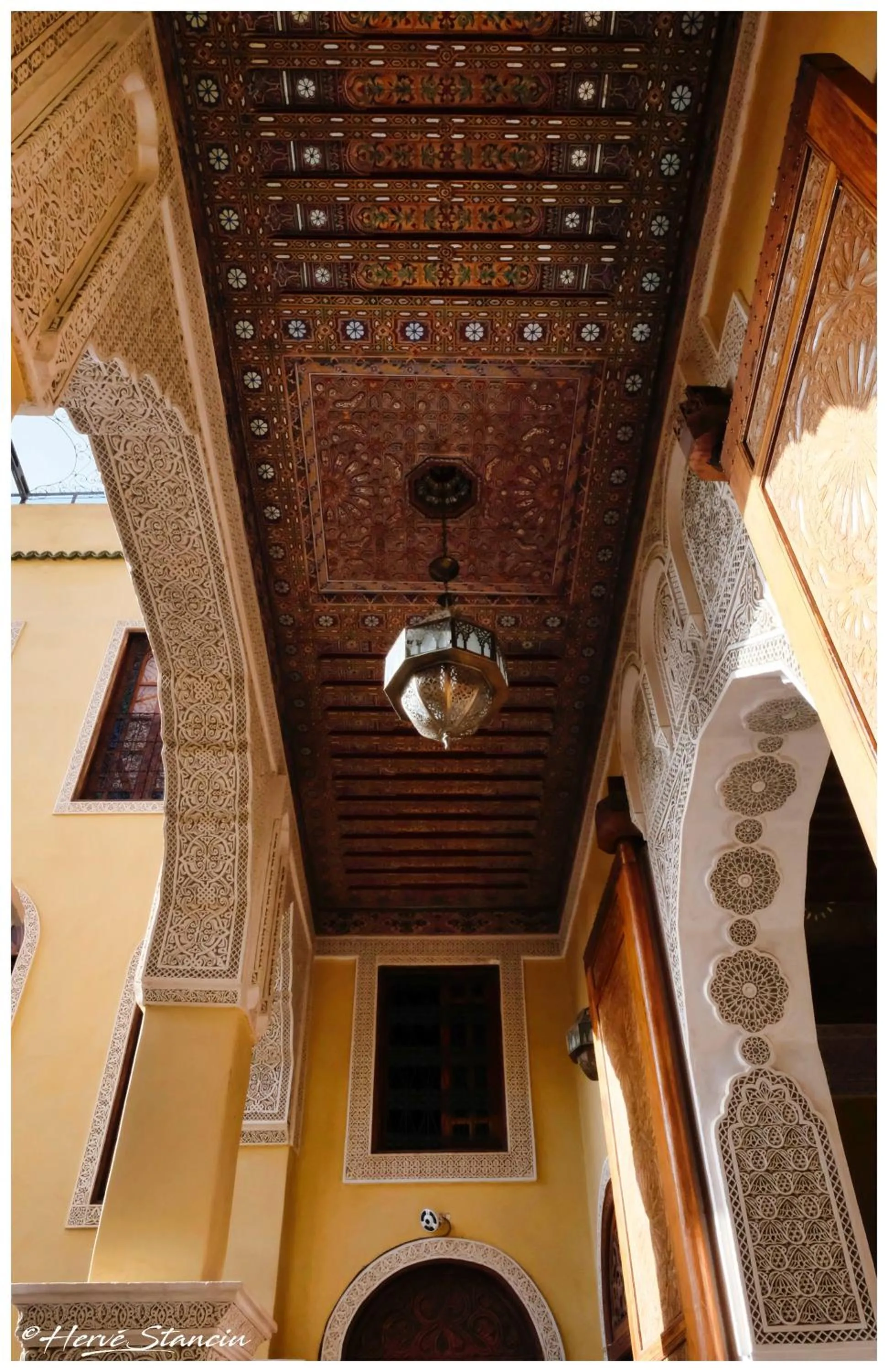 Decorative detail in Riad Layalina Fes