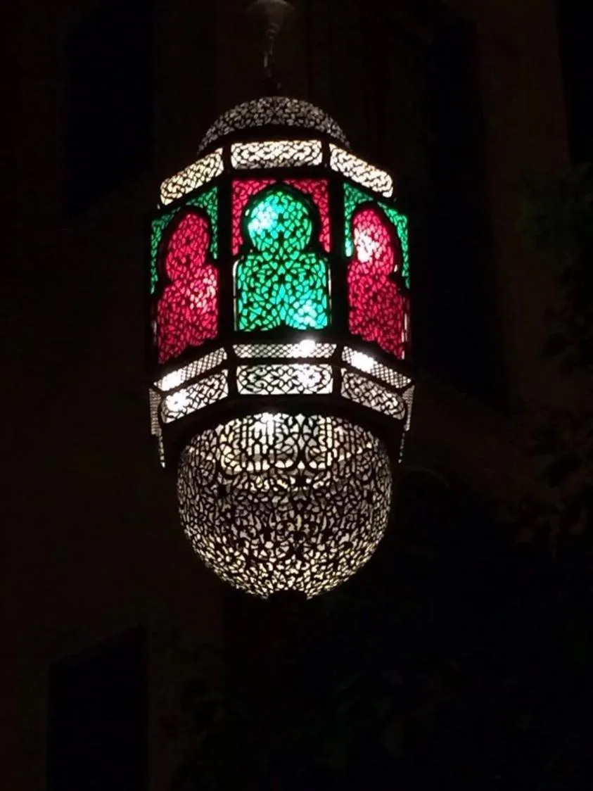 Decorative detail in Riad Layalina Fes