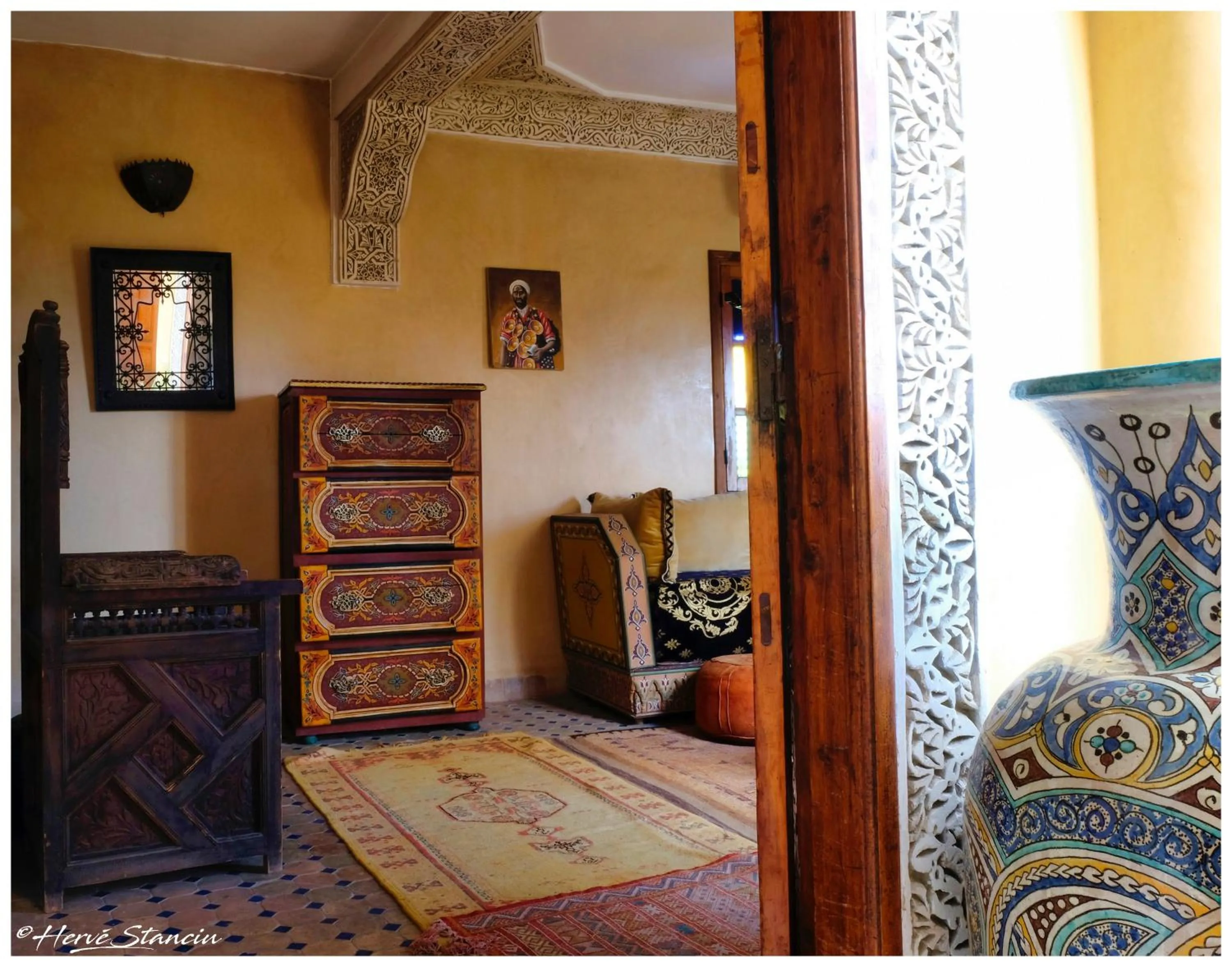 Living room in Riad Layalina Fes