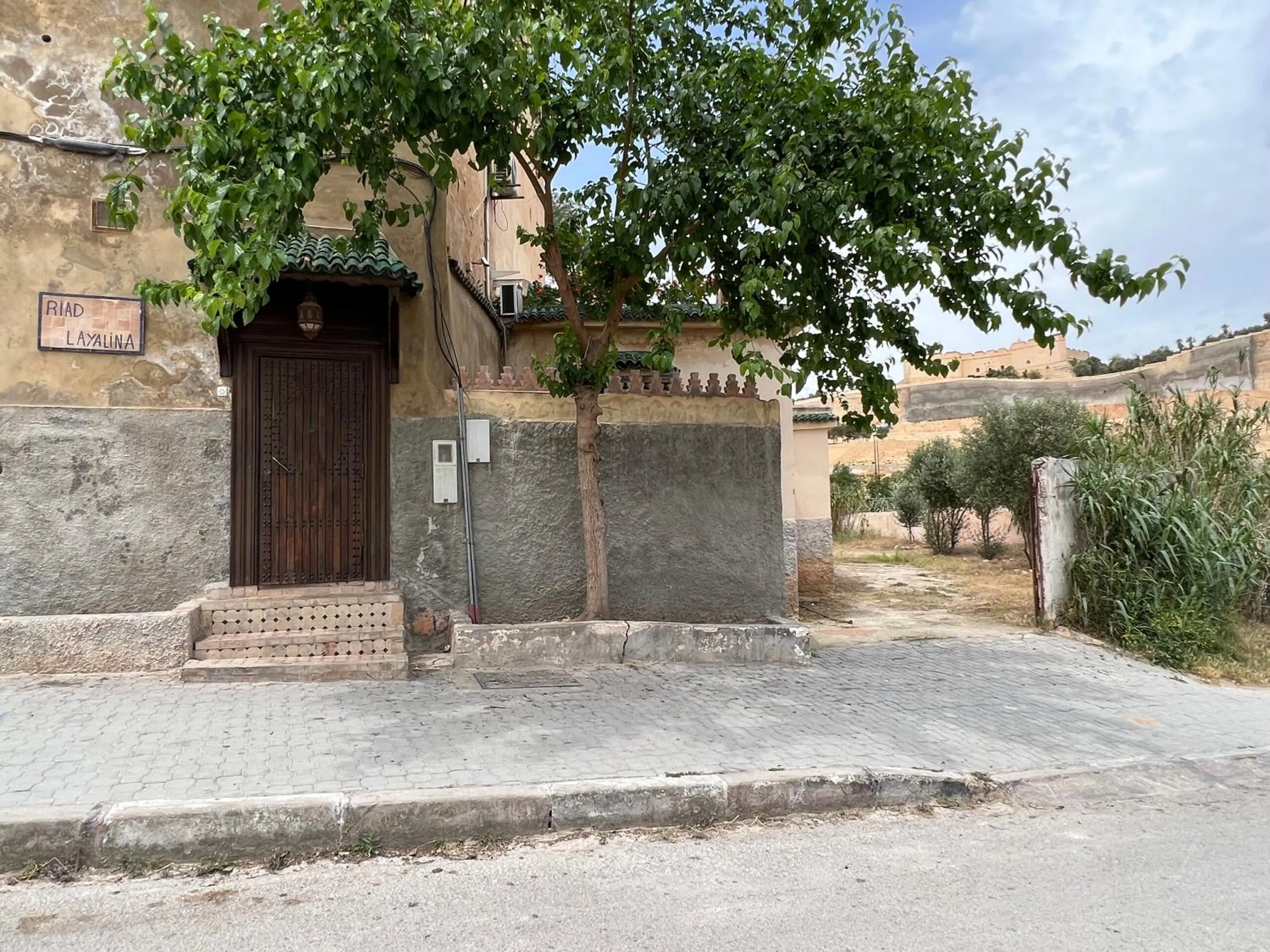 Parking in Riad Layalina Fes