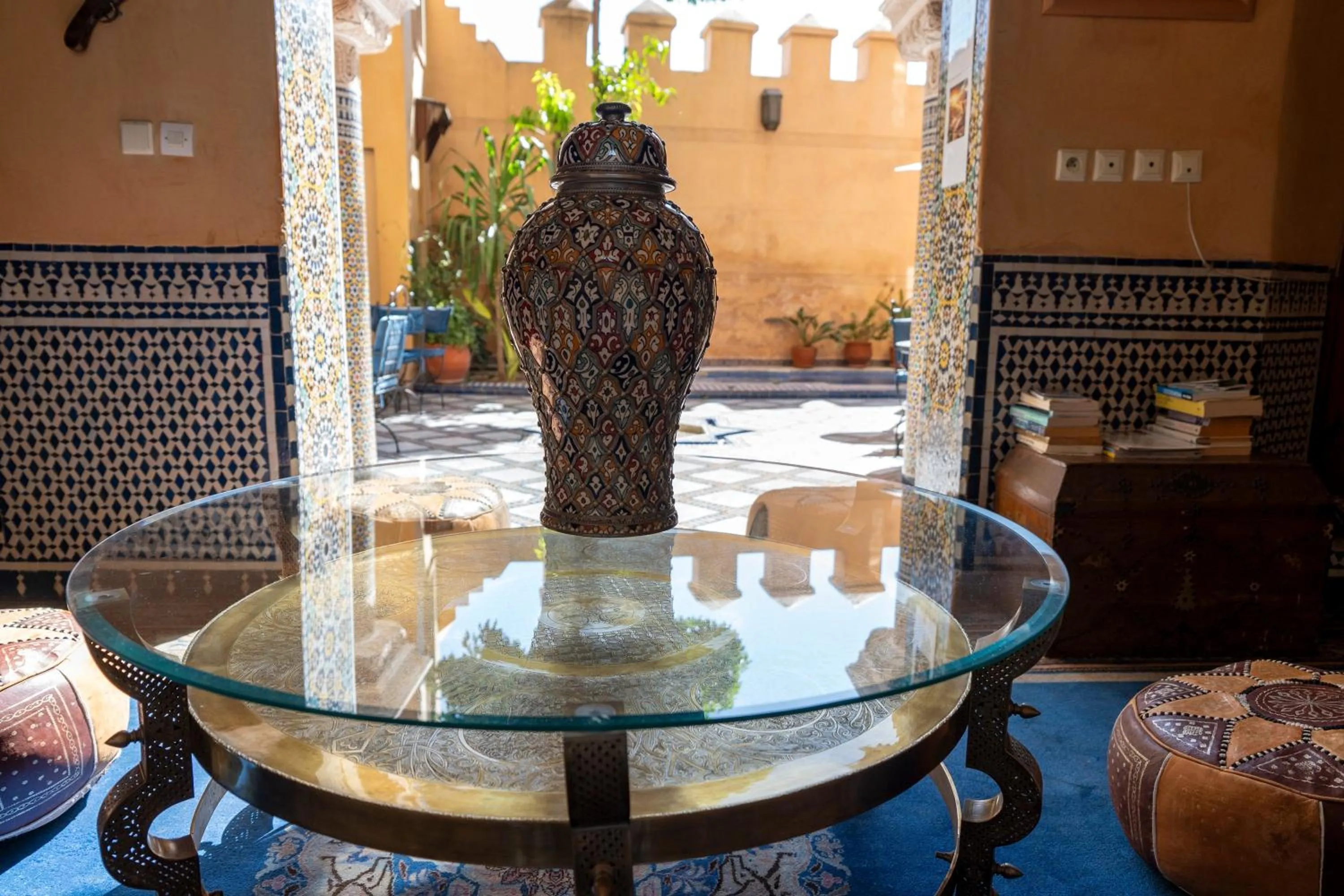 Living room in Riad Layalina Fes