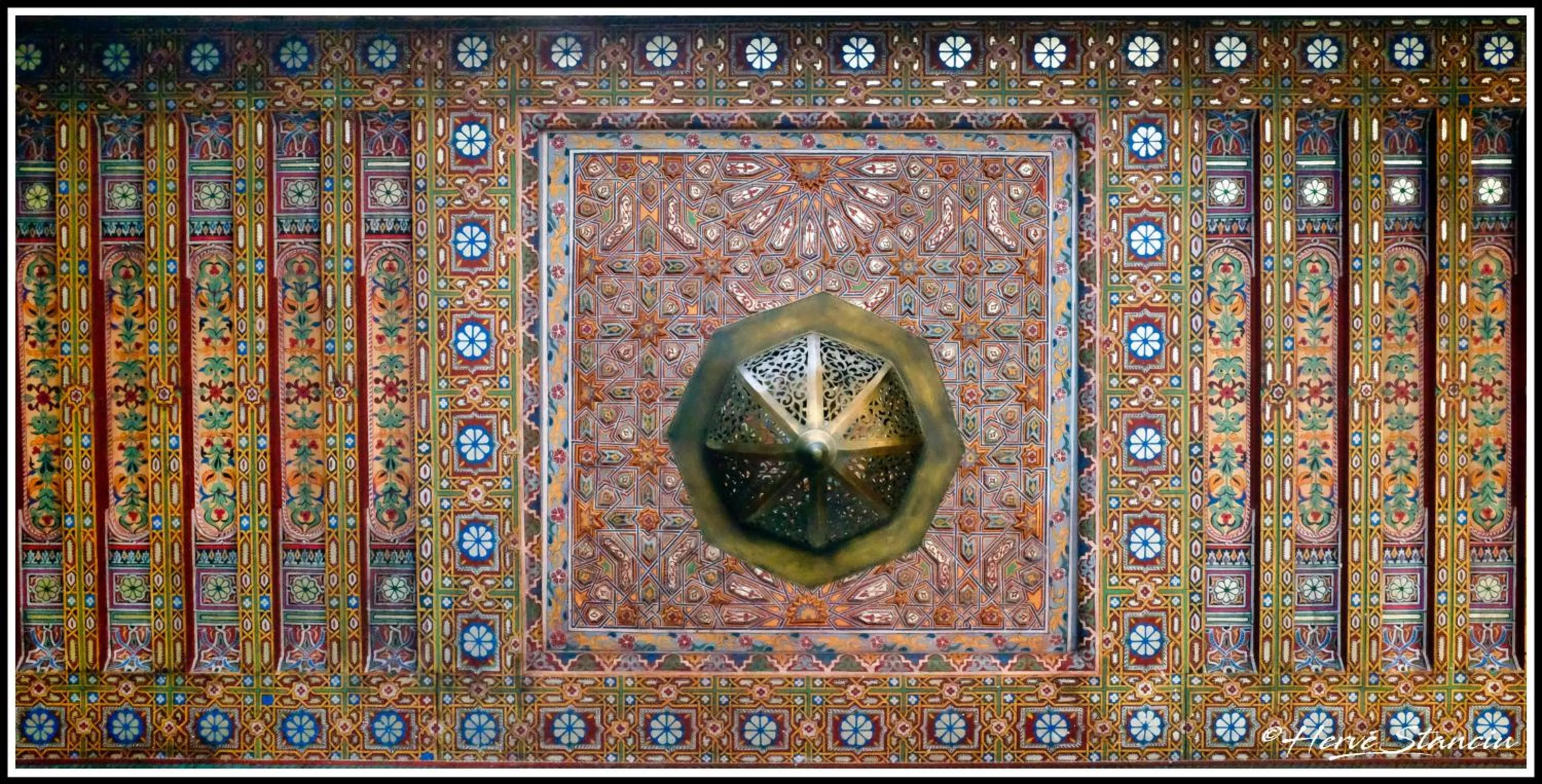 Decorative detail in Riad Layalina Fes