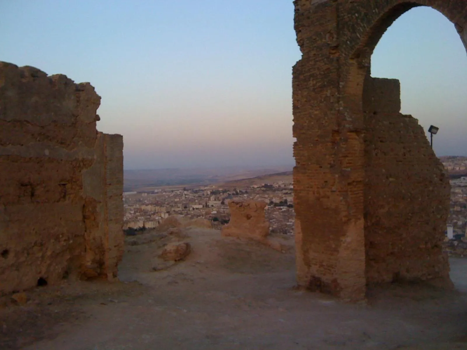 Landmark view in Riad Layalina Fes