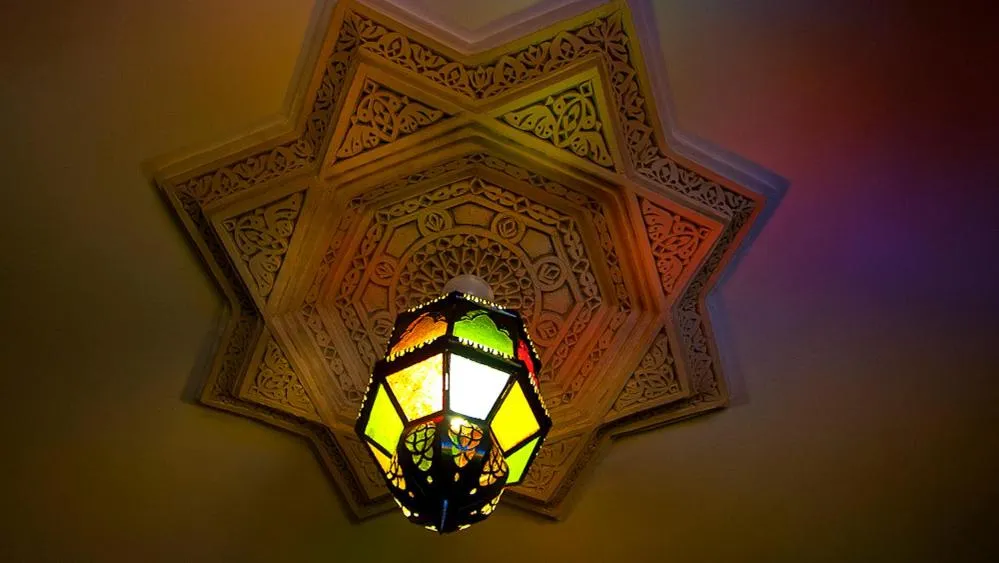 Decorative detail in Riad Layalina Fes