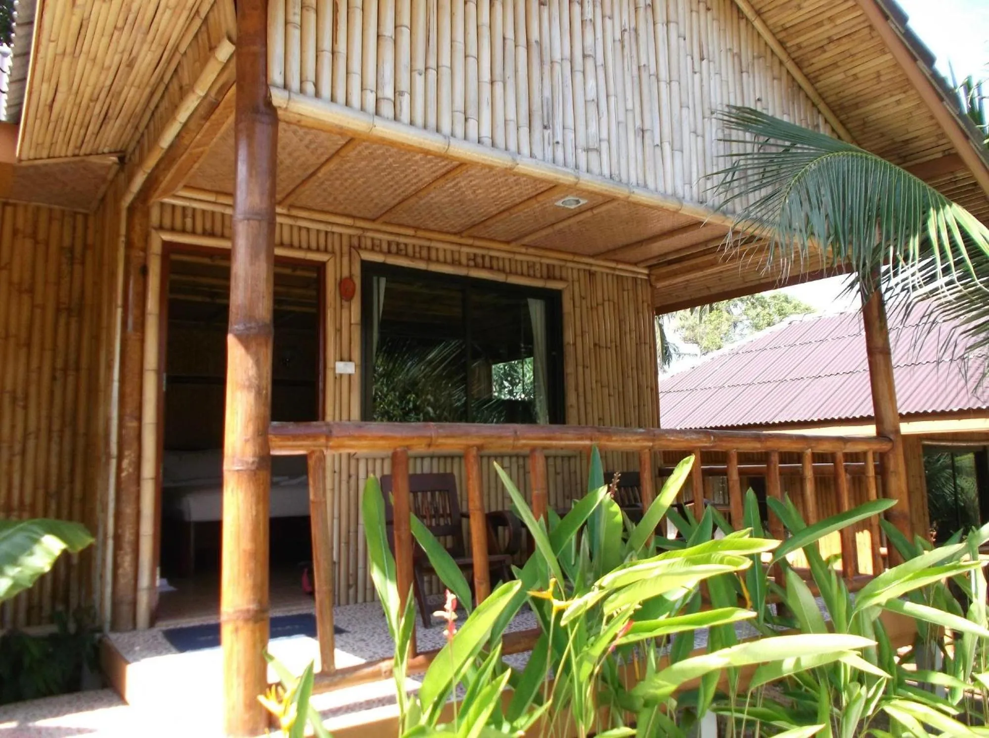 Patio in PawPaw Resort