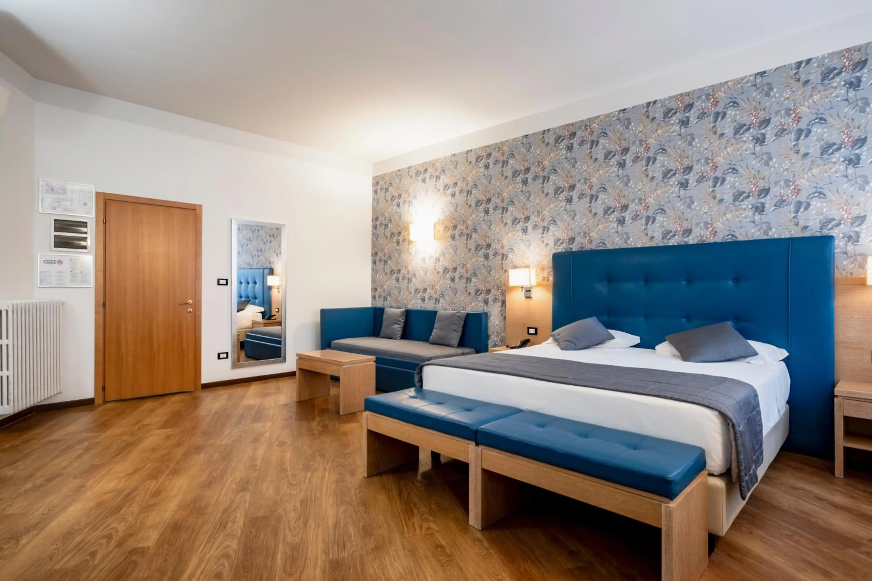 Bed in Hotel Accademia