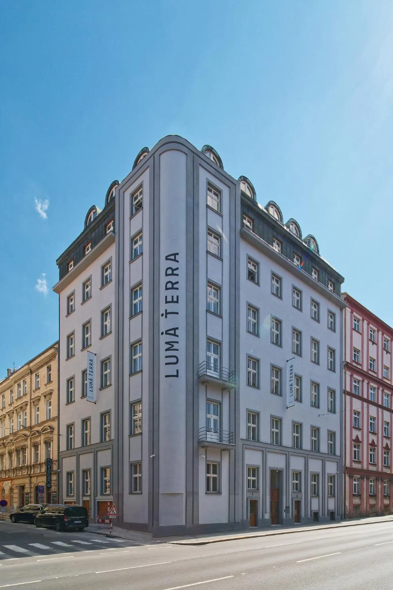 Property building in Luma Terra Prague Hostel