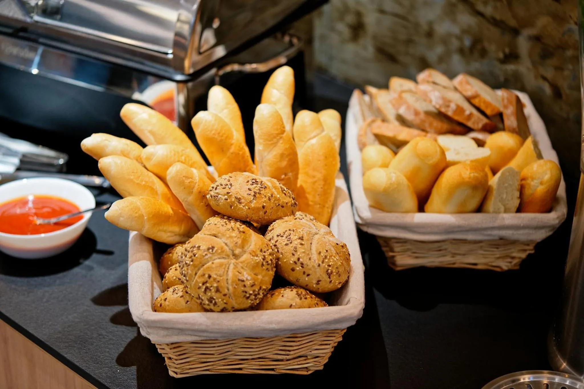 Breakfast in Luma Terra Prague Hostel