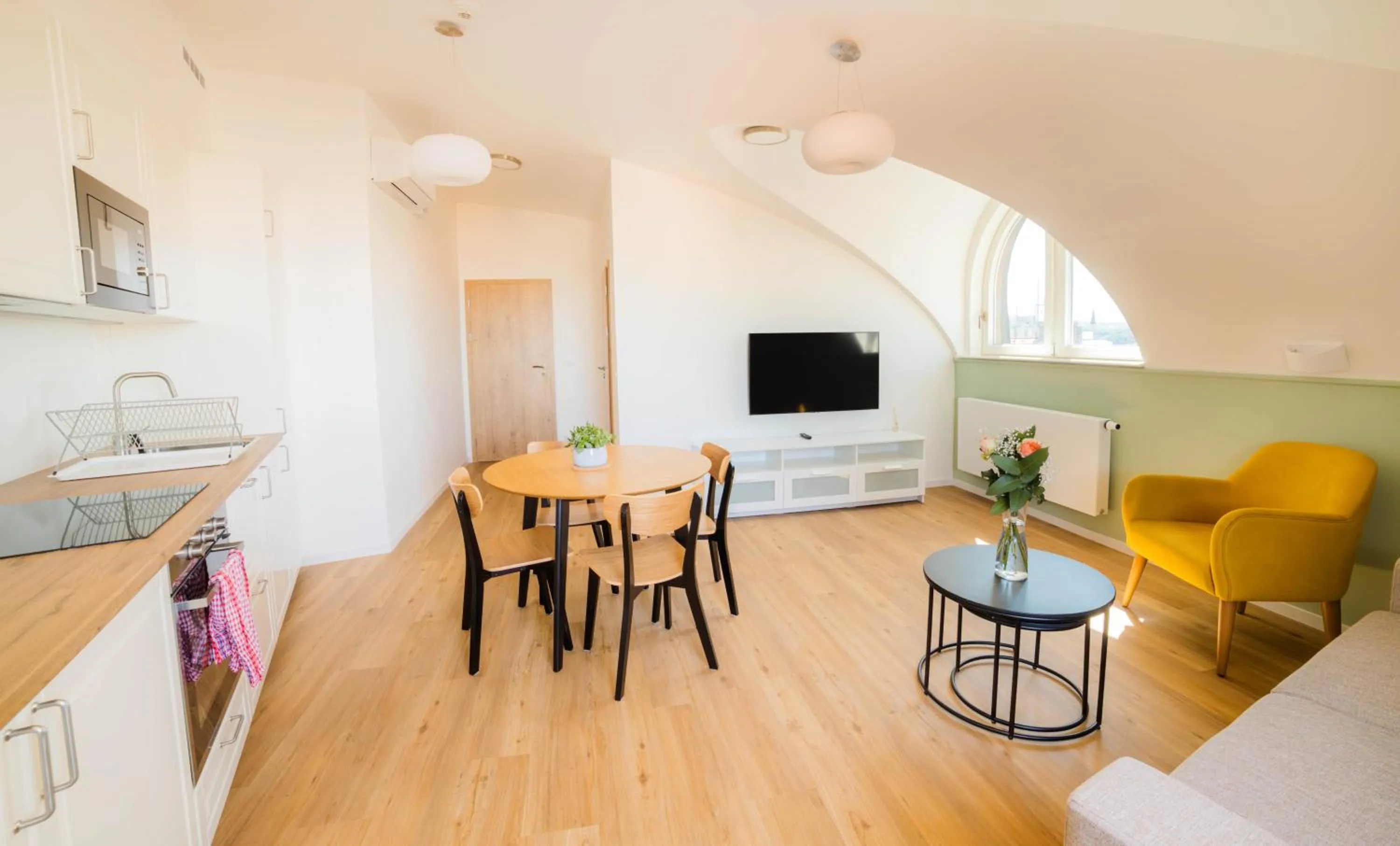 Living room in Luma Terra Prague Hostel