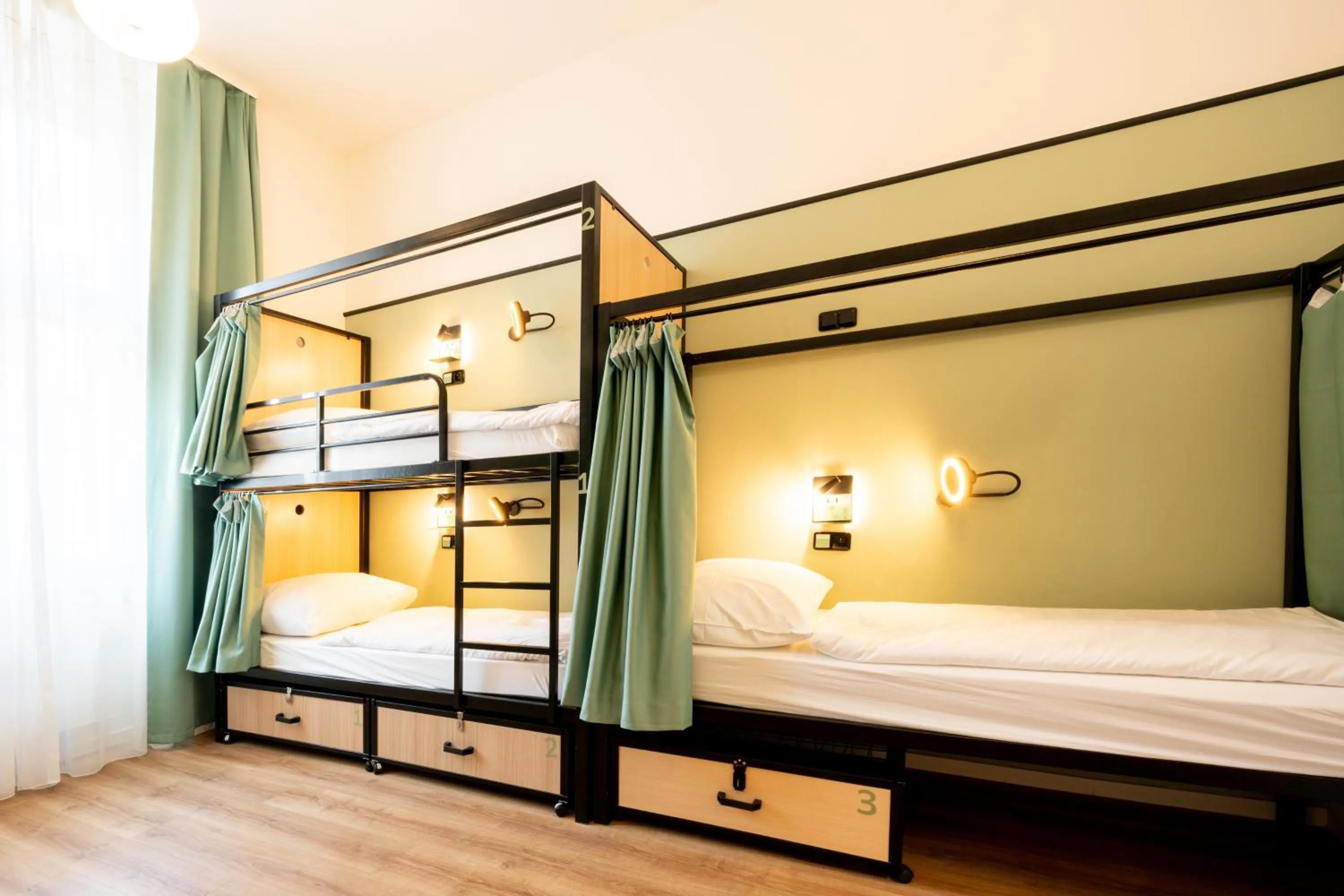 bunk bed, Bed in Luma Terra Prague Hostel