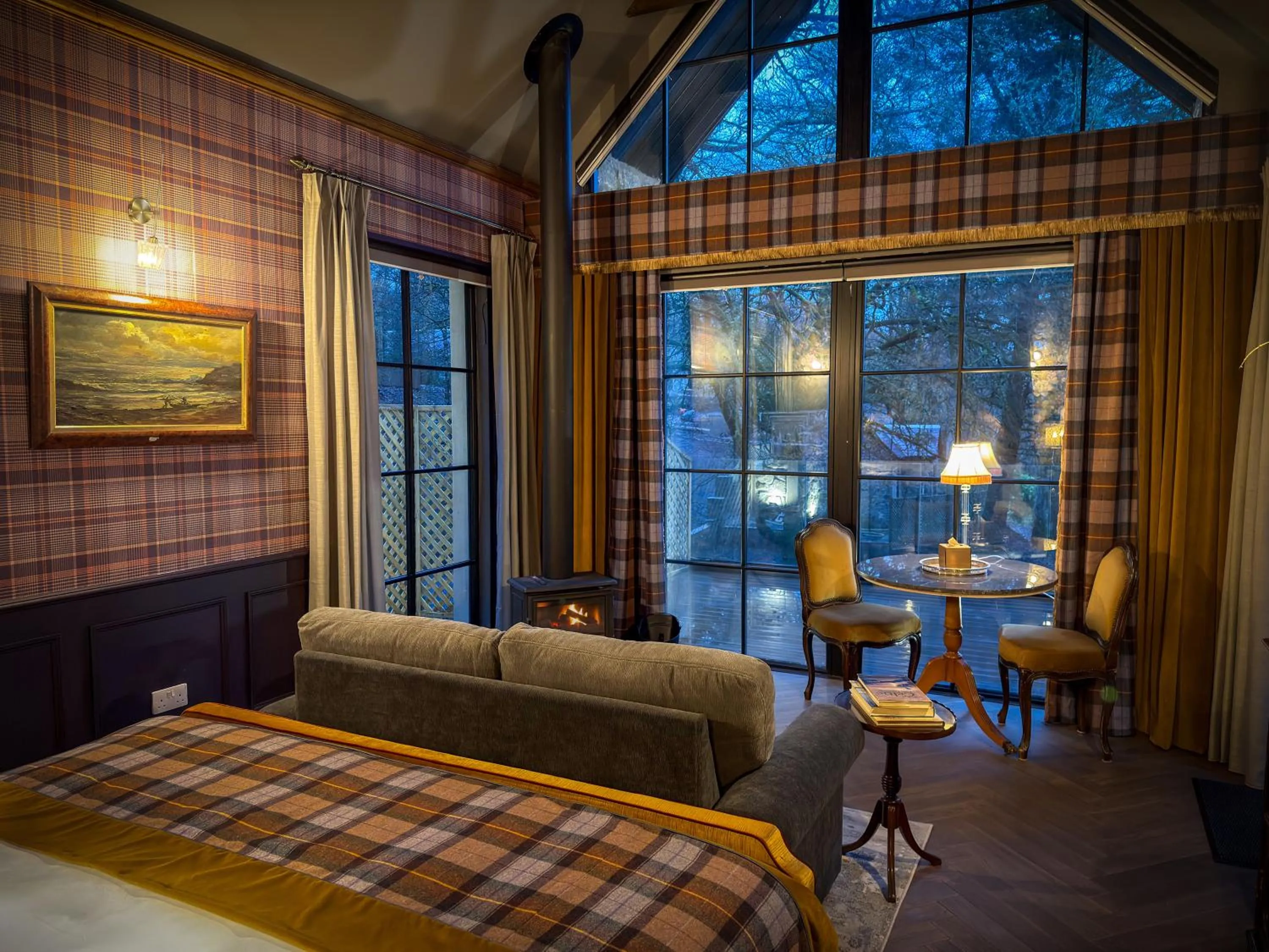 Bed in Glencruitten House