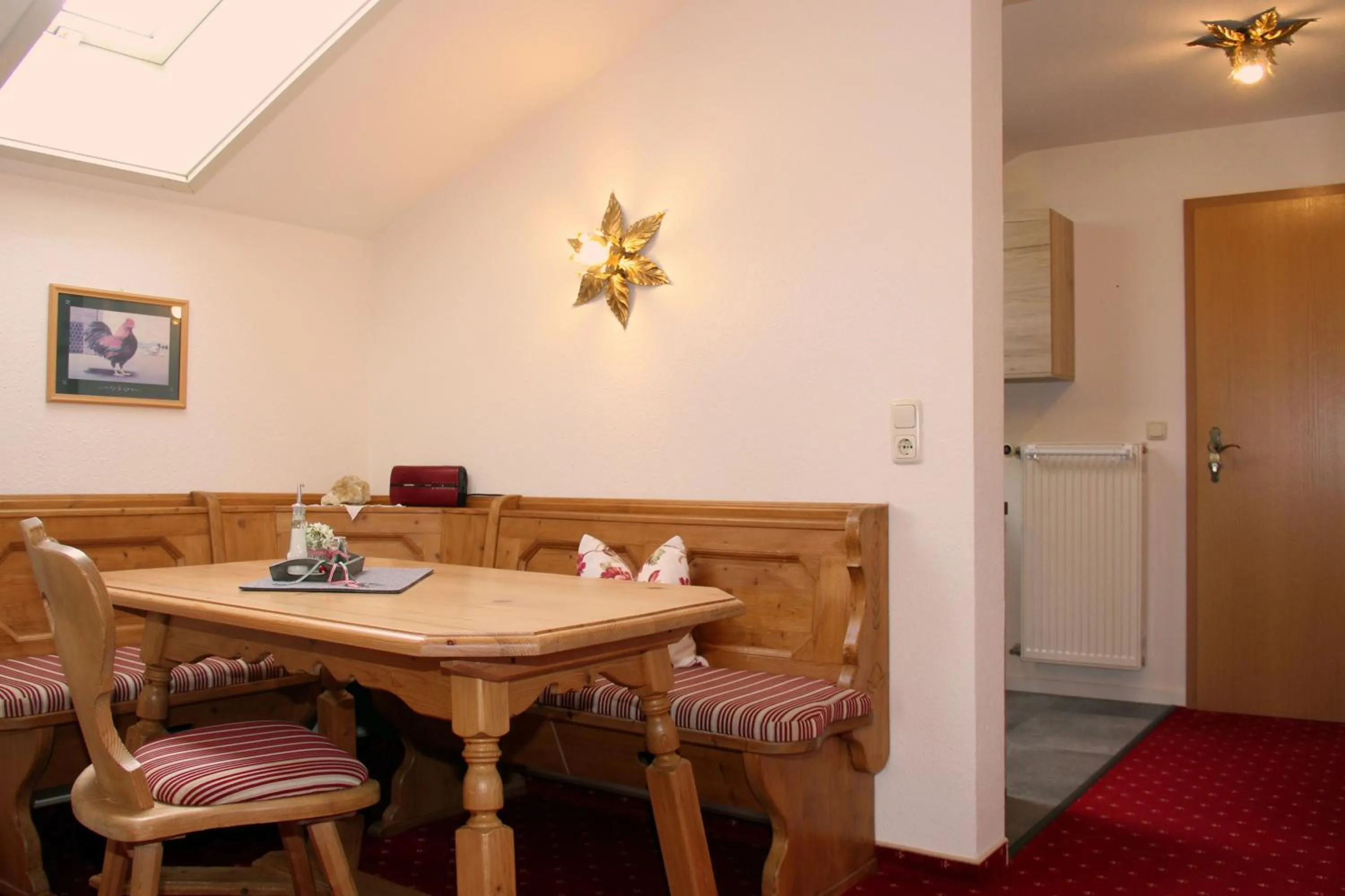 Dining area in Ferienwohnungen Vogler
