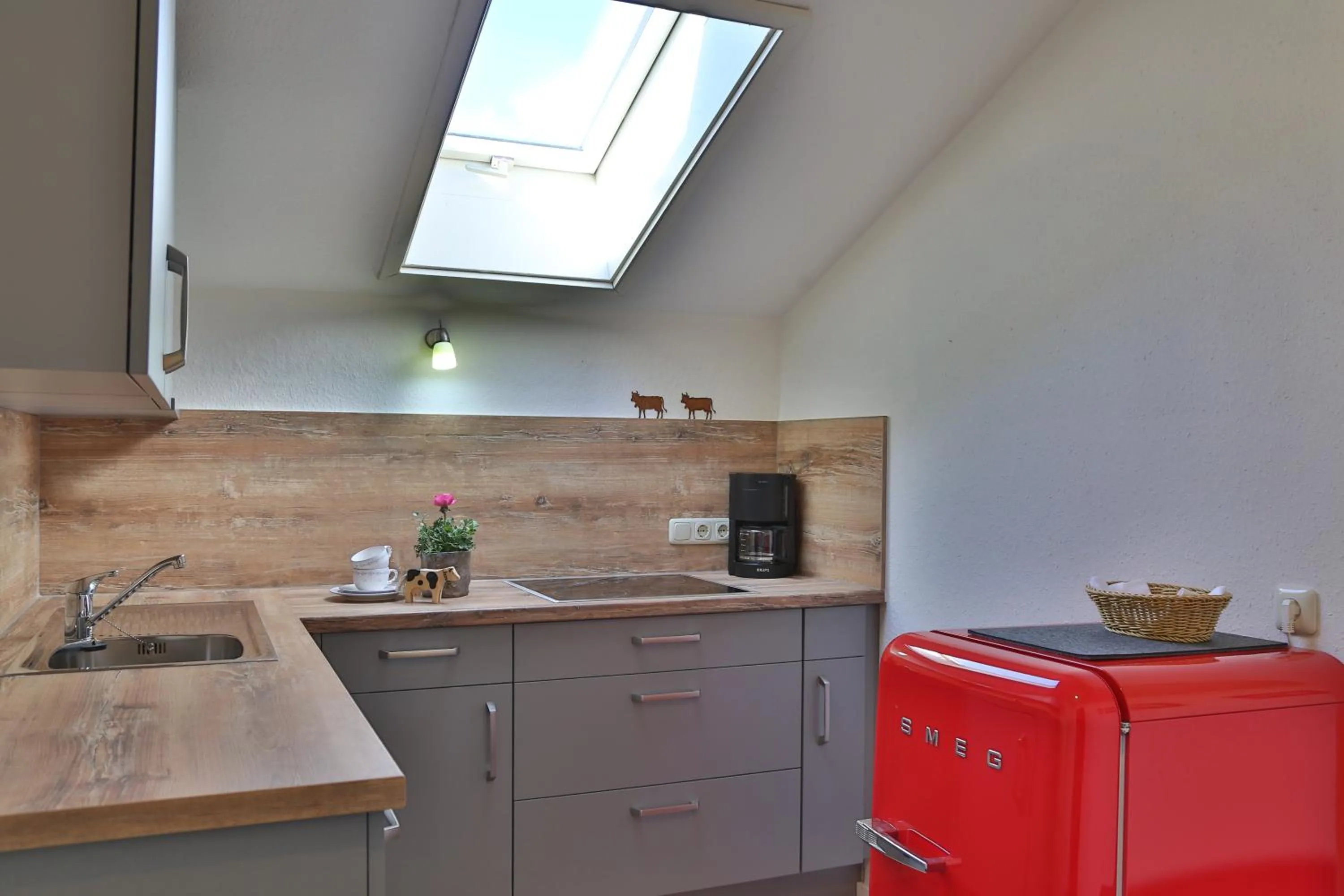 Kitchen or kitchenette in Ferienwohnungen Vogler