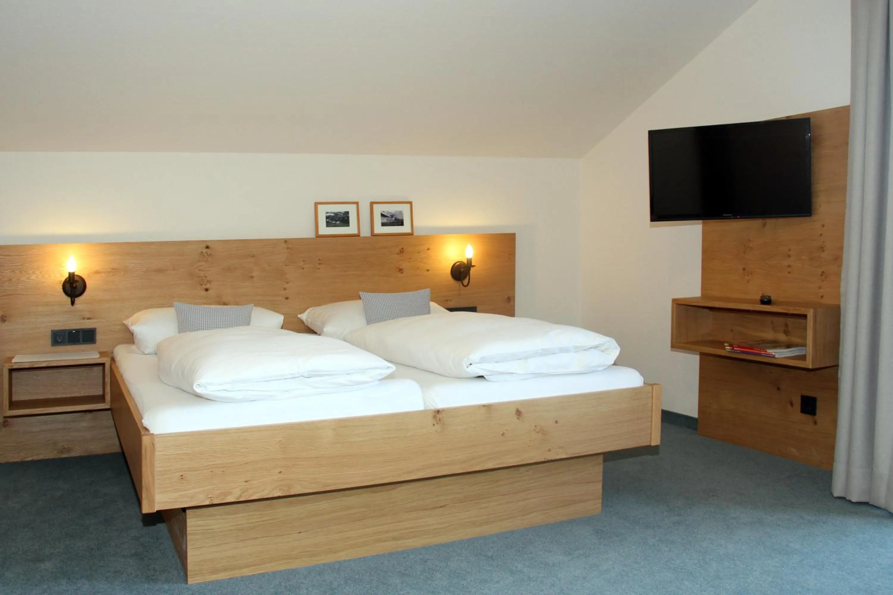 Bed in Ferienwohnungen Vogler