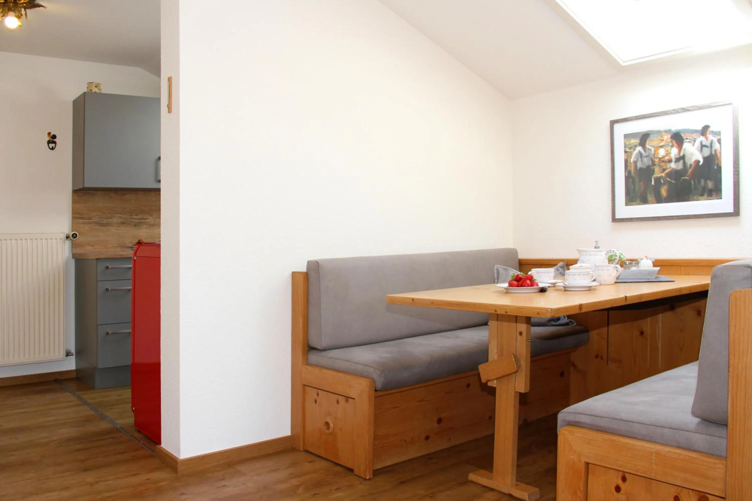 Dining area in Ferienwohnungen Vogler