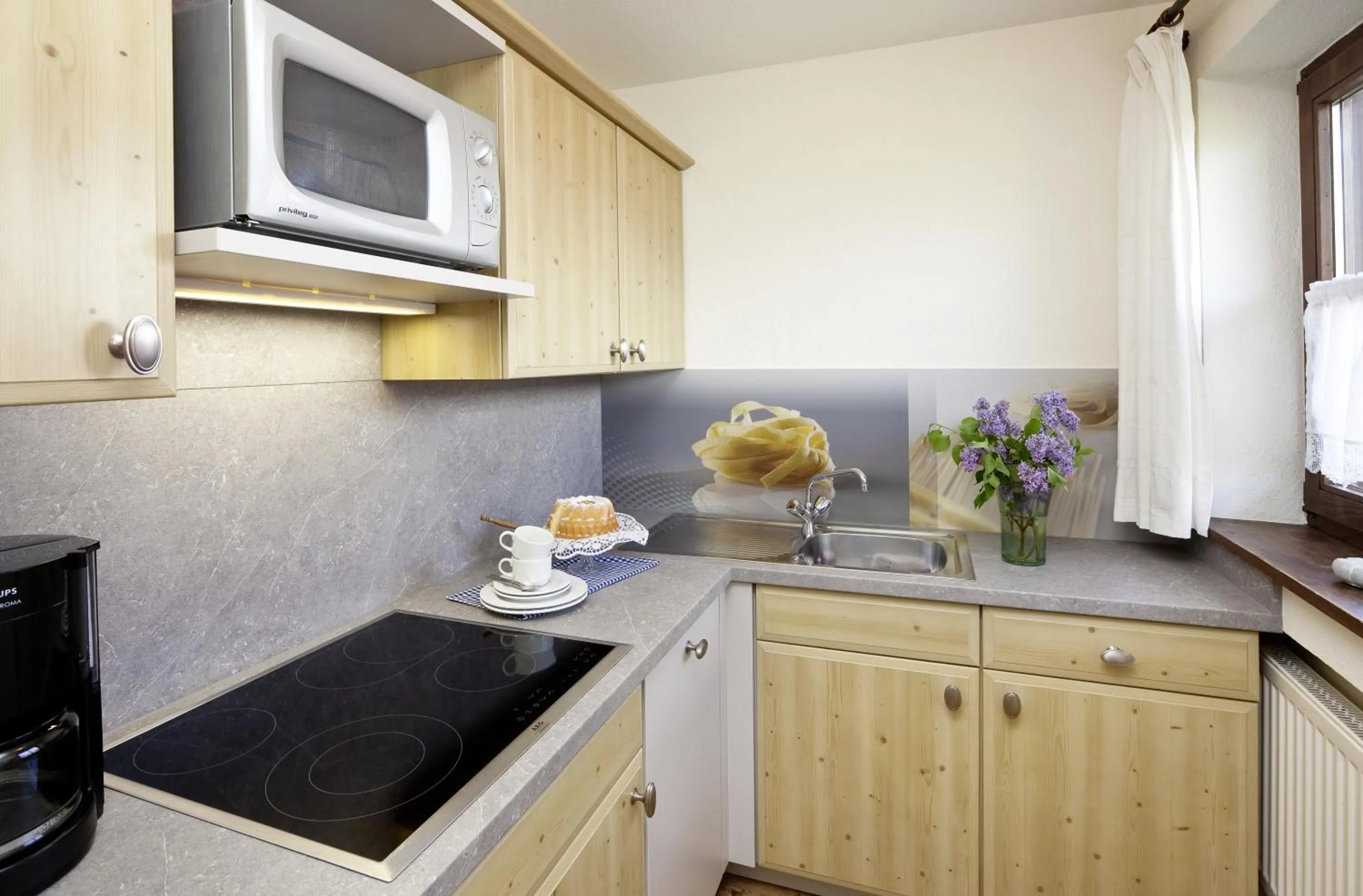 Kitchen or kitchenette in Ferienwohnungen Vogler