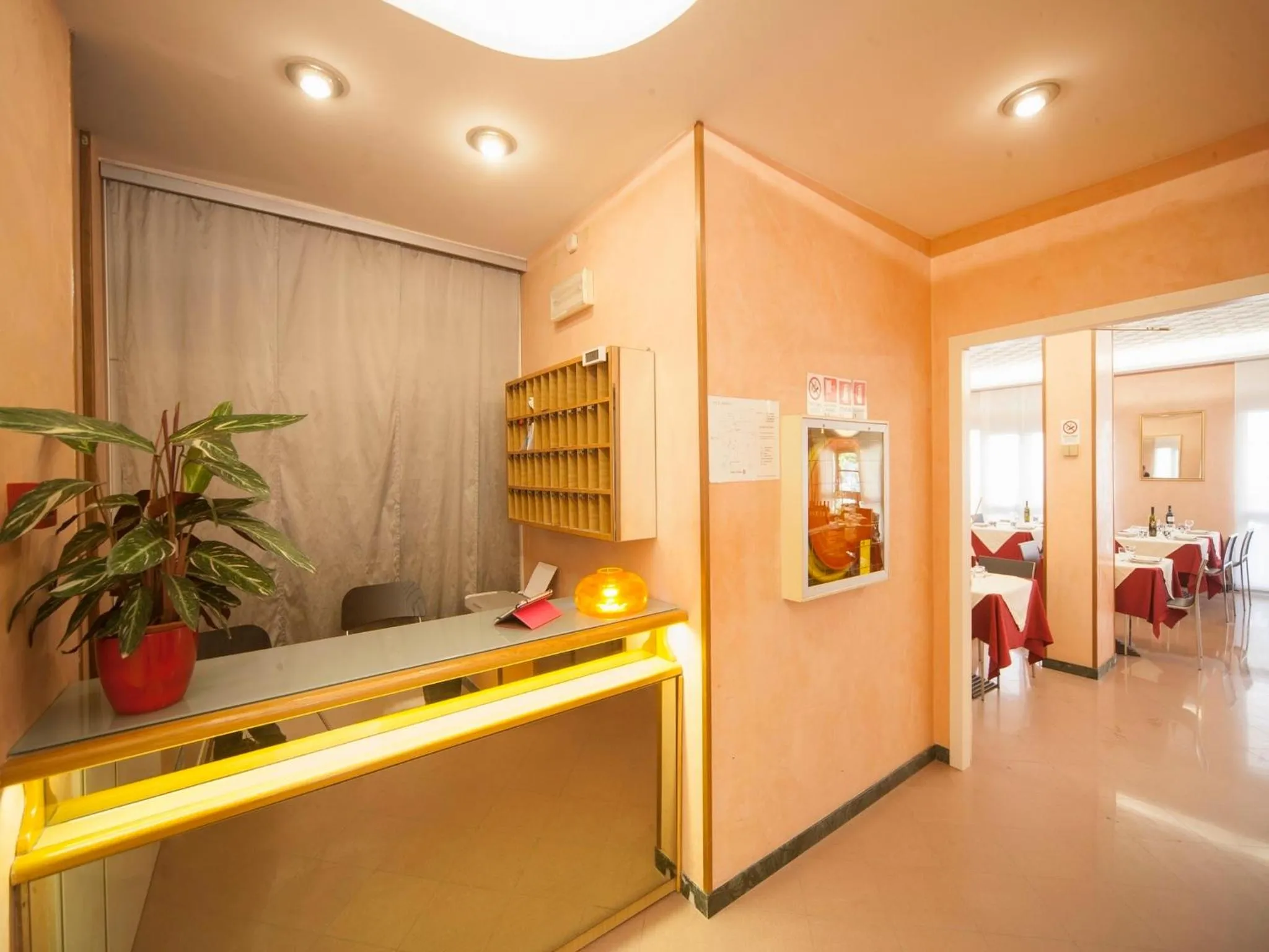 Lobby or reception in Hotel Manola