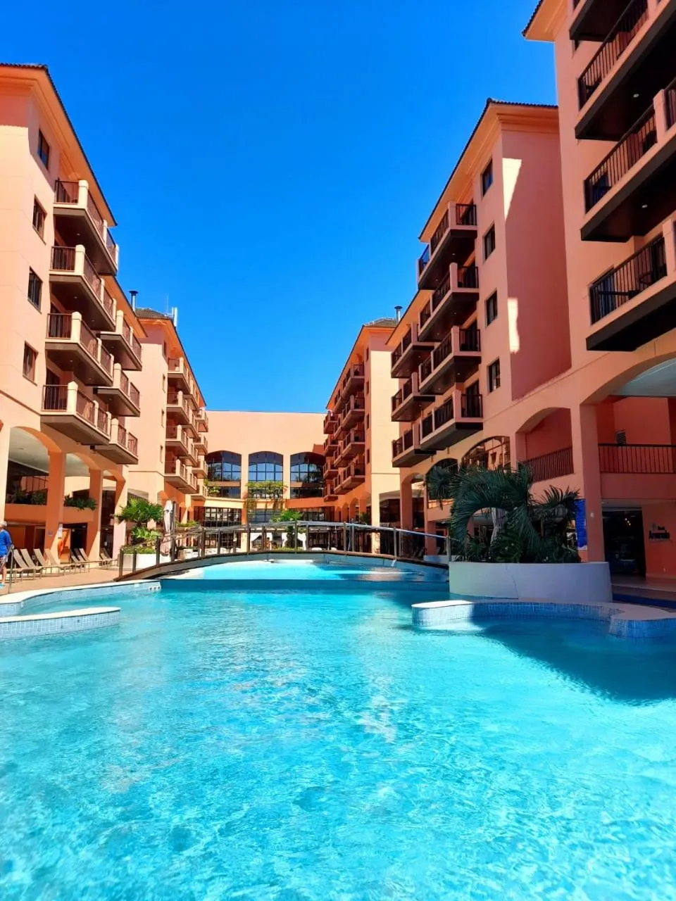 Pool view in Jurerê Beach Village