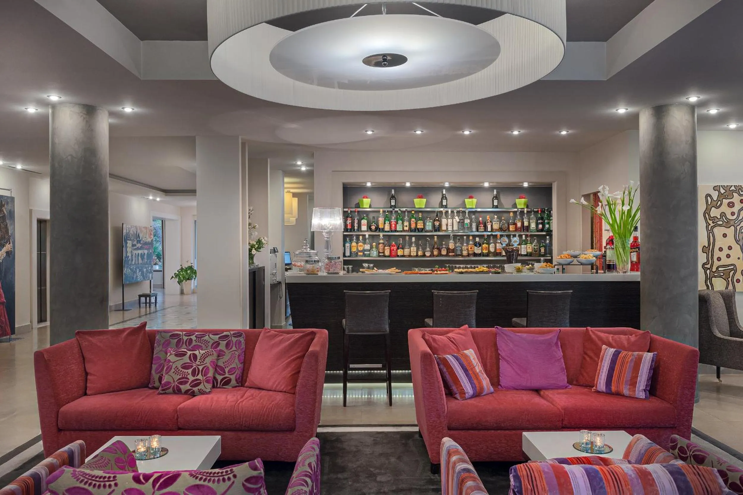 Communal lounge/ TV room in Hotel Nazionale