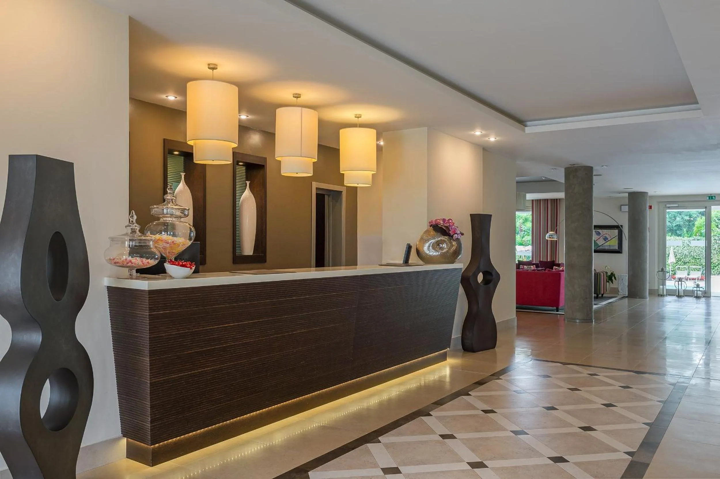 Communal lounge/ TV room in Hotel Nazionale