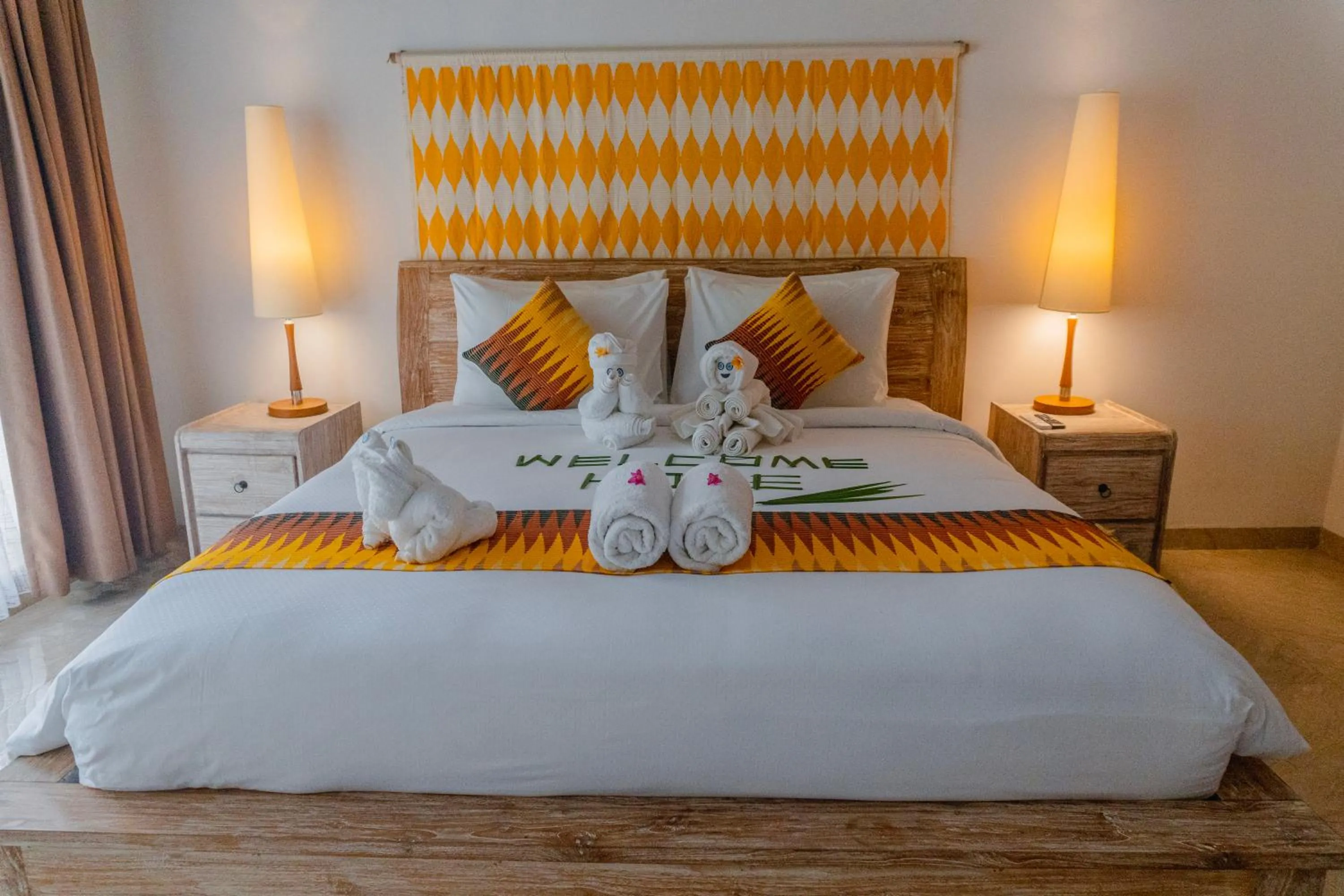 Bed in Caspla Resort by Loccal Collection