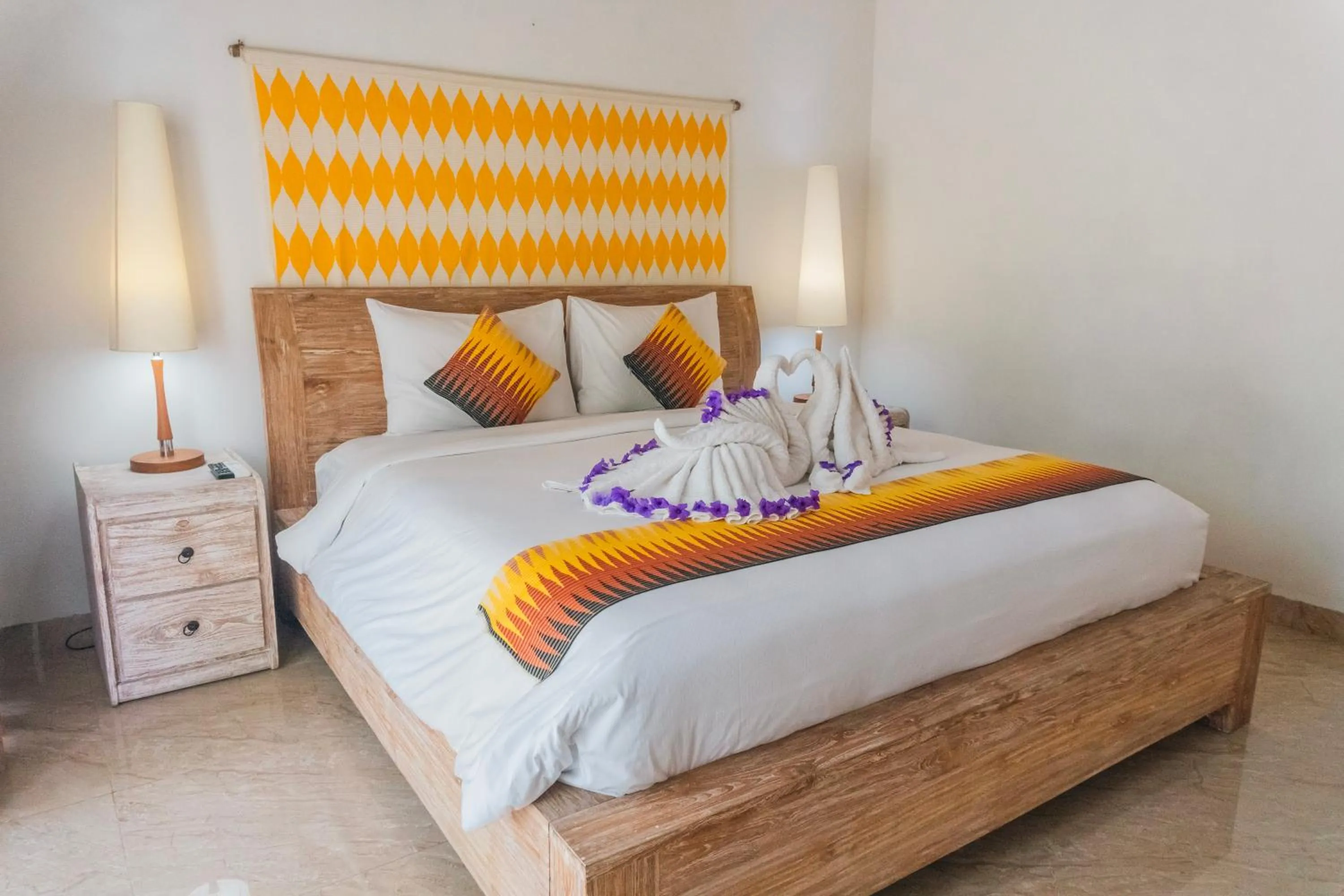 Bed in Caspla Resort by Loccal Collection