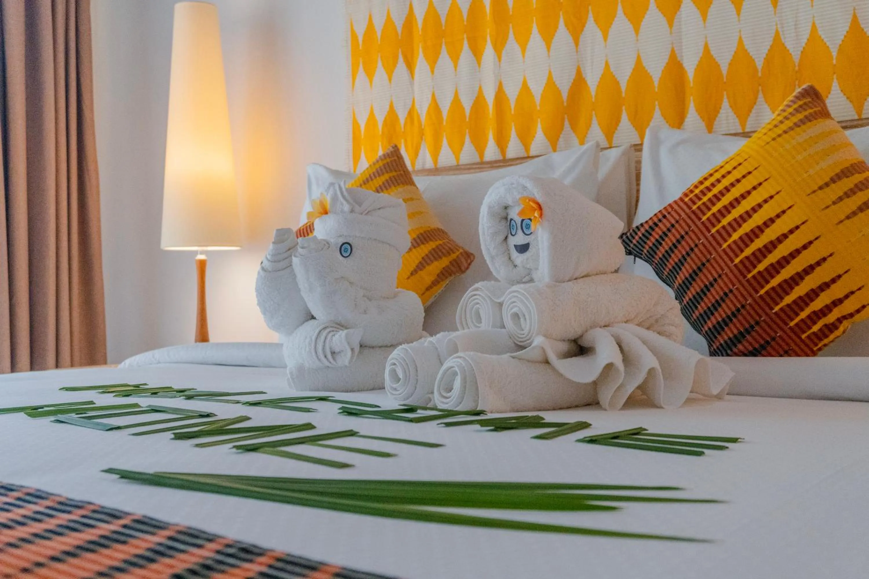 Bed in Caspla Resort by Loccal Collection