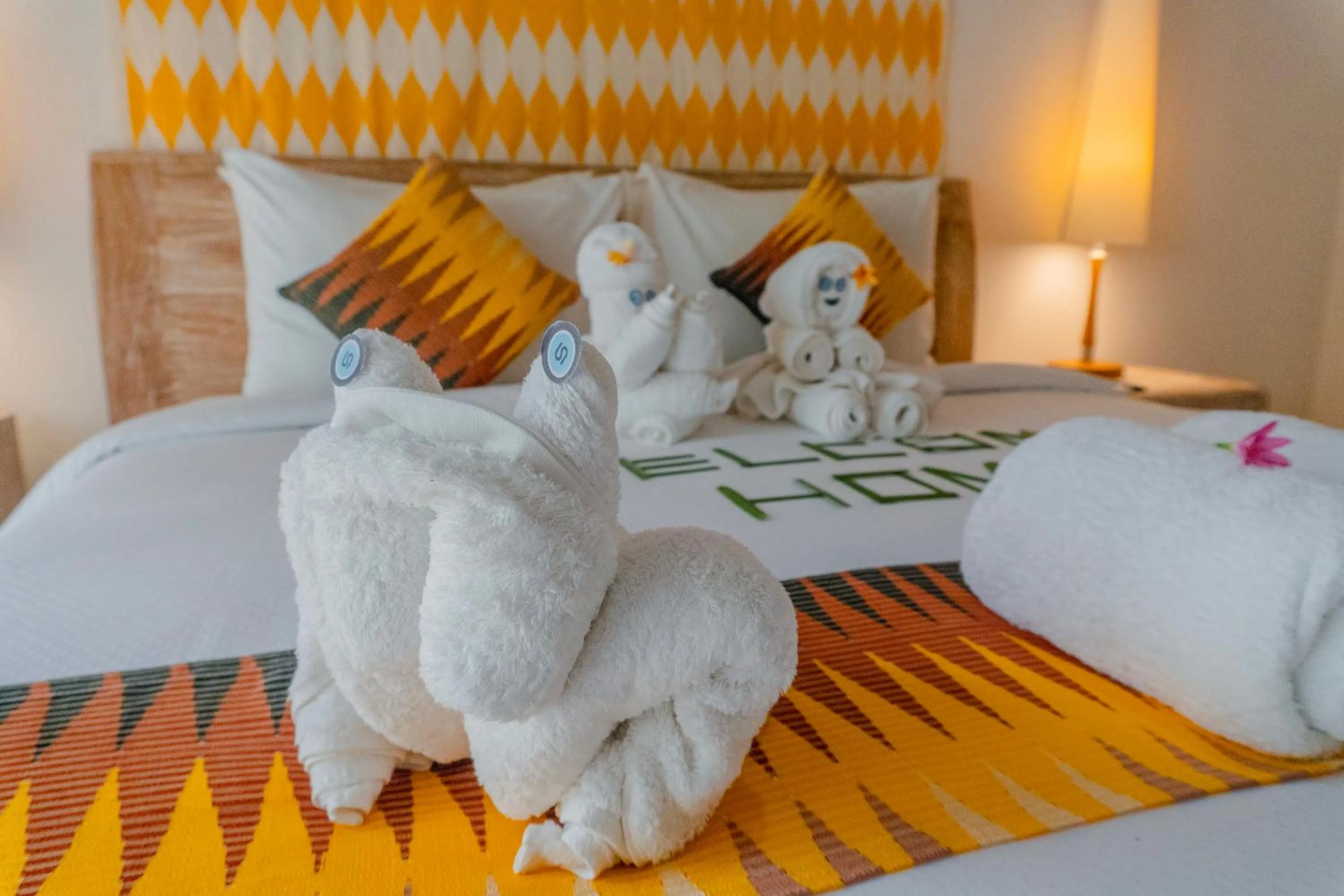 Bed in Caspla Resort by Loccal Collection