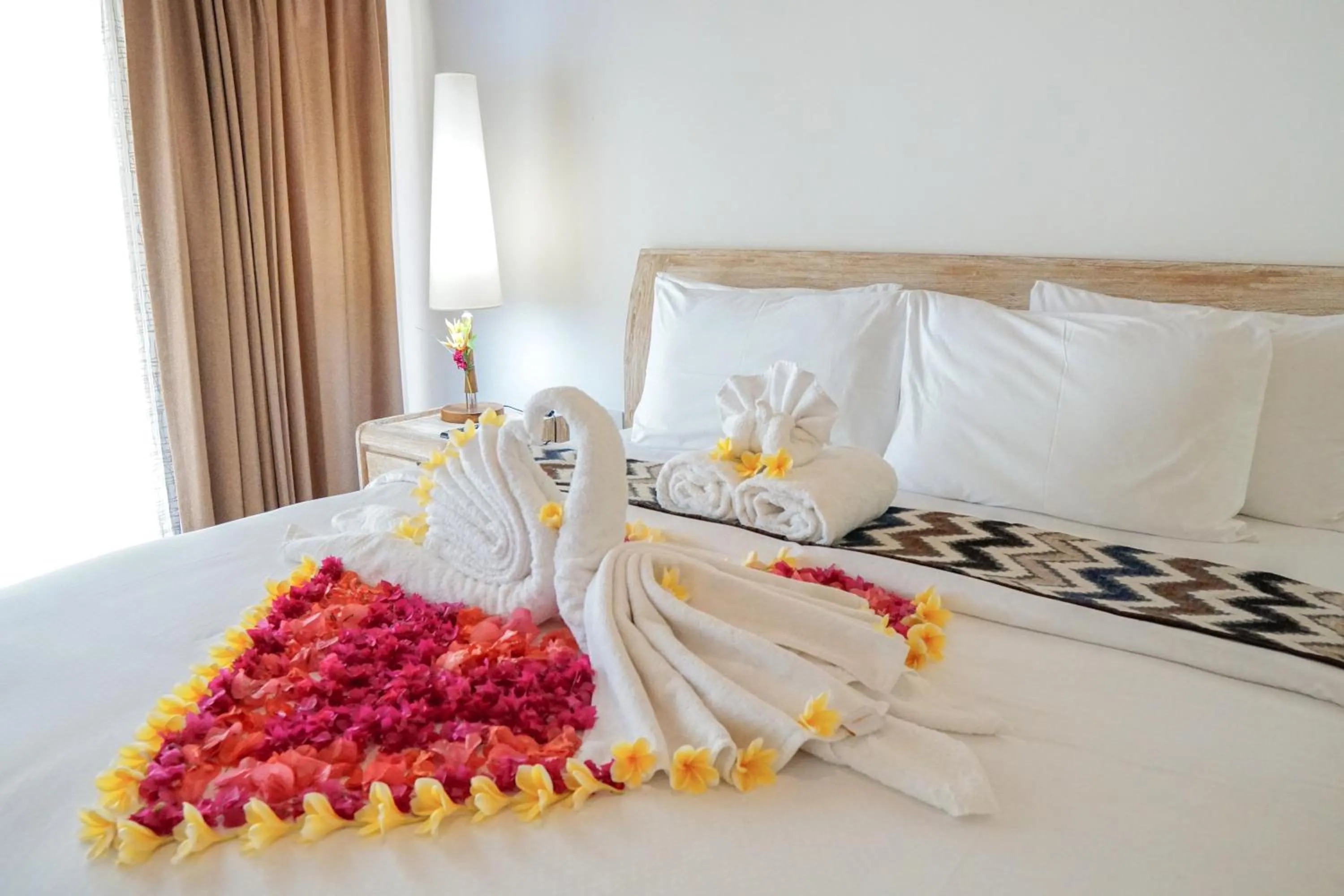 Bed in Caspla Resort by Loccal Collection