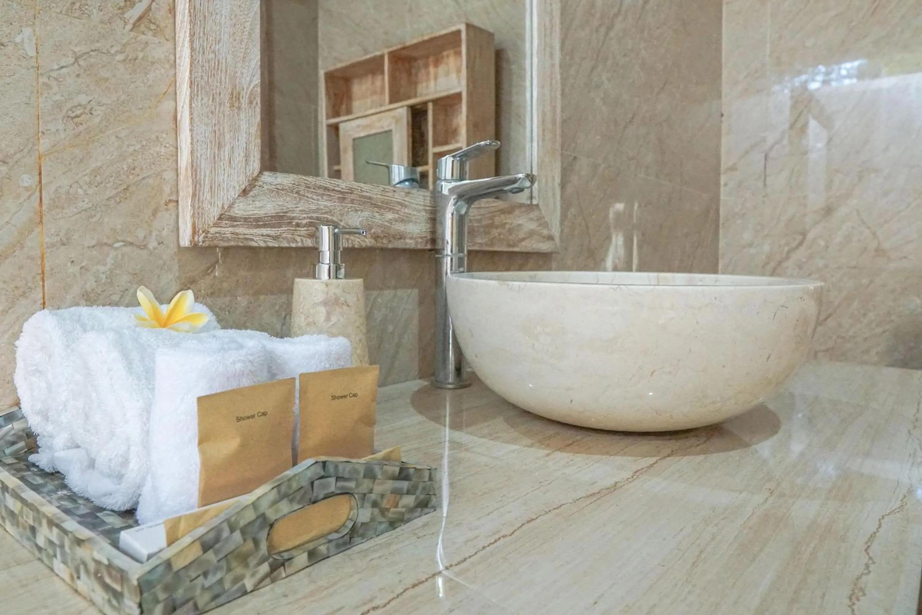 Shower in Caspla Resort by Loccal Collection