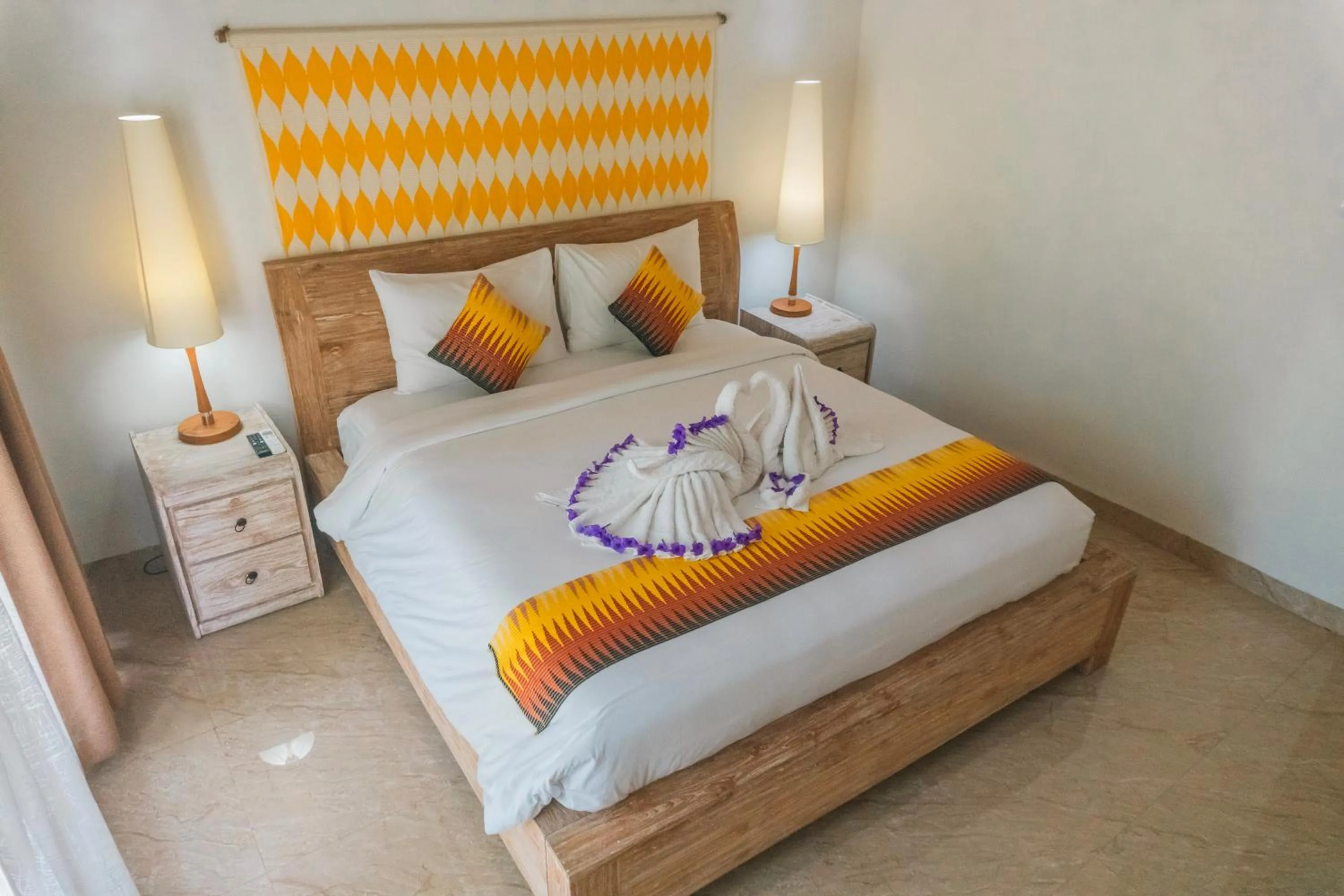 Bed in Caspla Resort by Loccal Collection